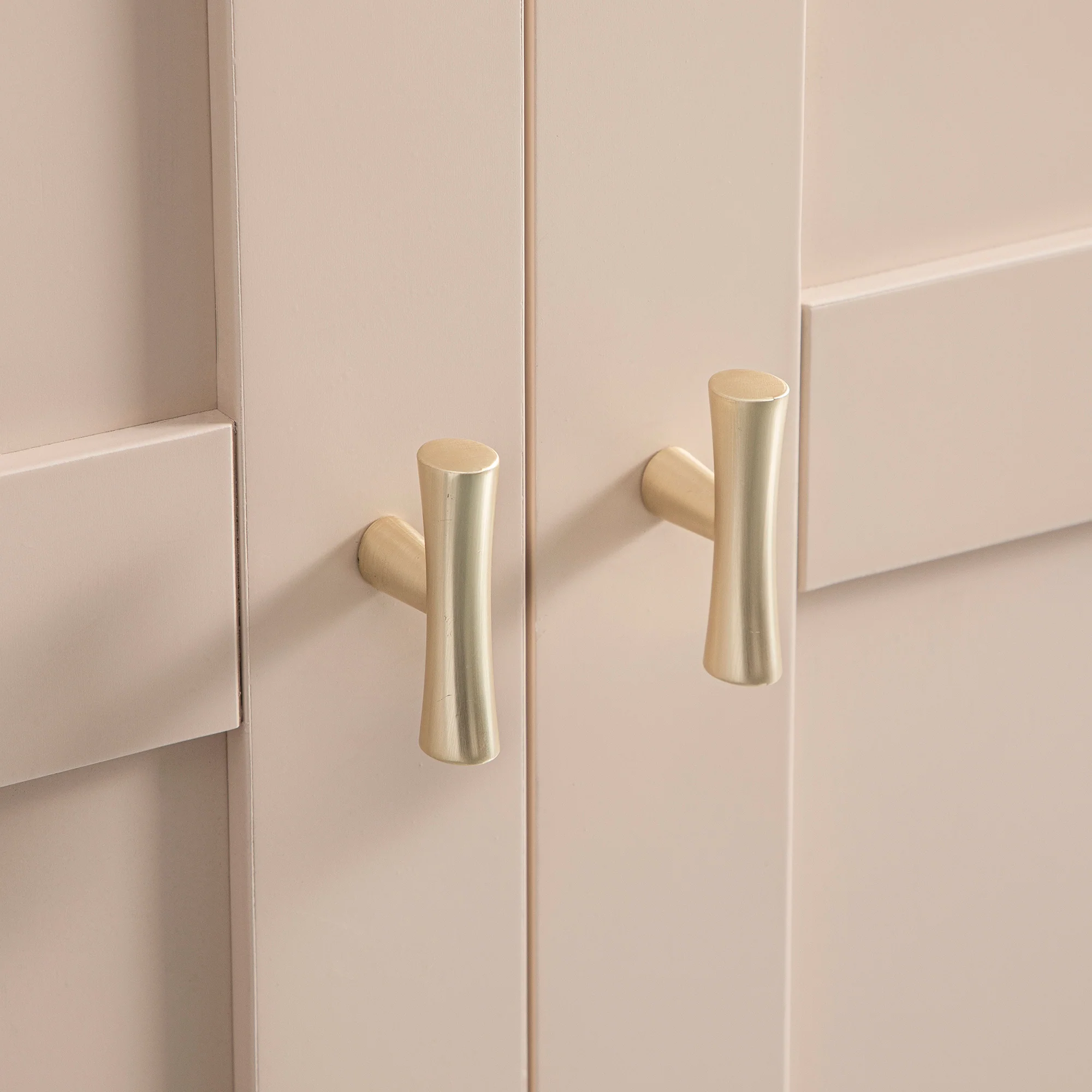 Oakham Double Wardrobe, Nude Pink - Image 16