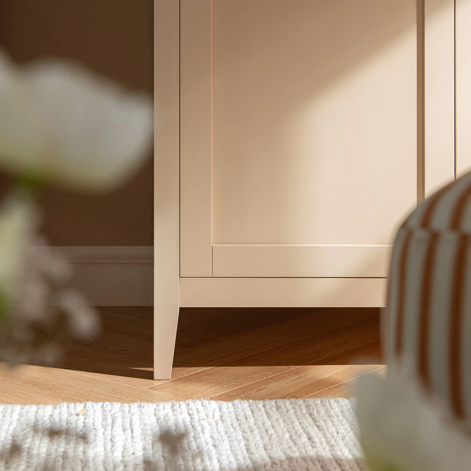 Oakham Double Wardrobe, Nude Pink - Image 6