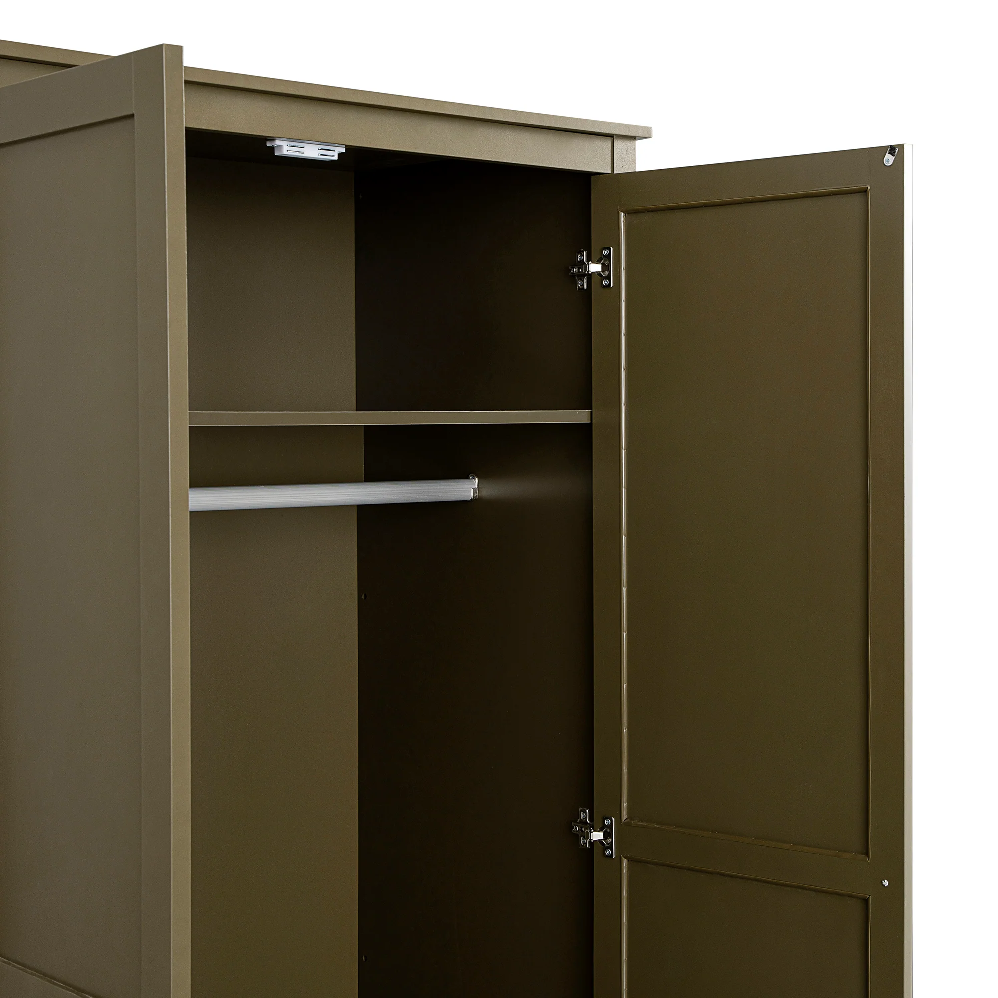 Oakham Double Wardrobe, Olive Grove - Image 15