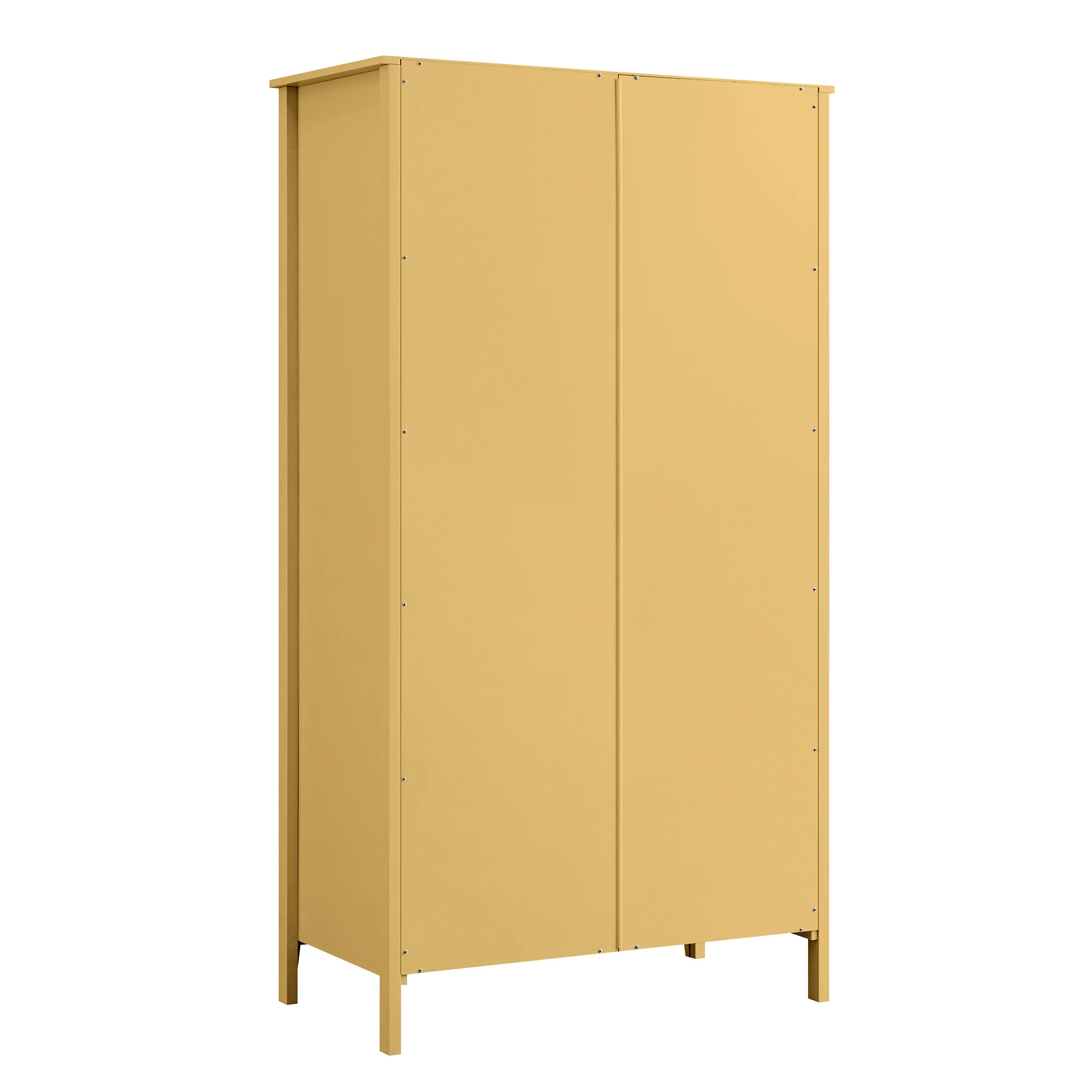 Oakham Double Wardrobe, Rattan Yellow - Image 13