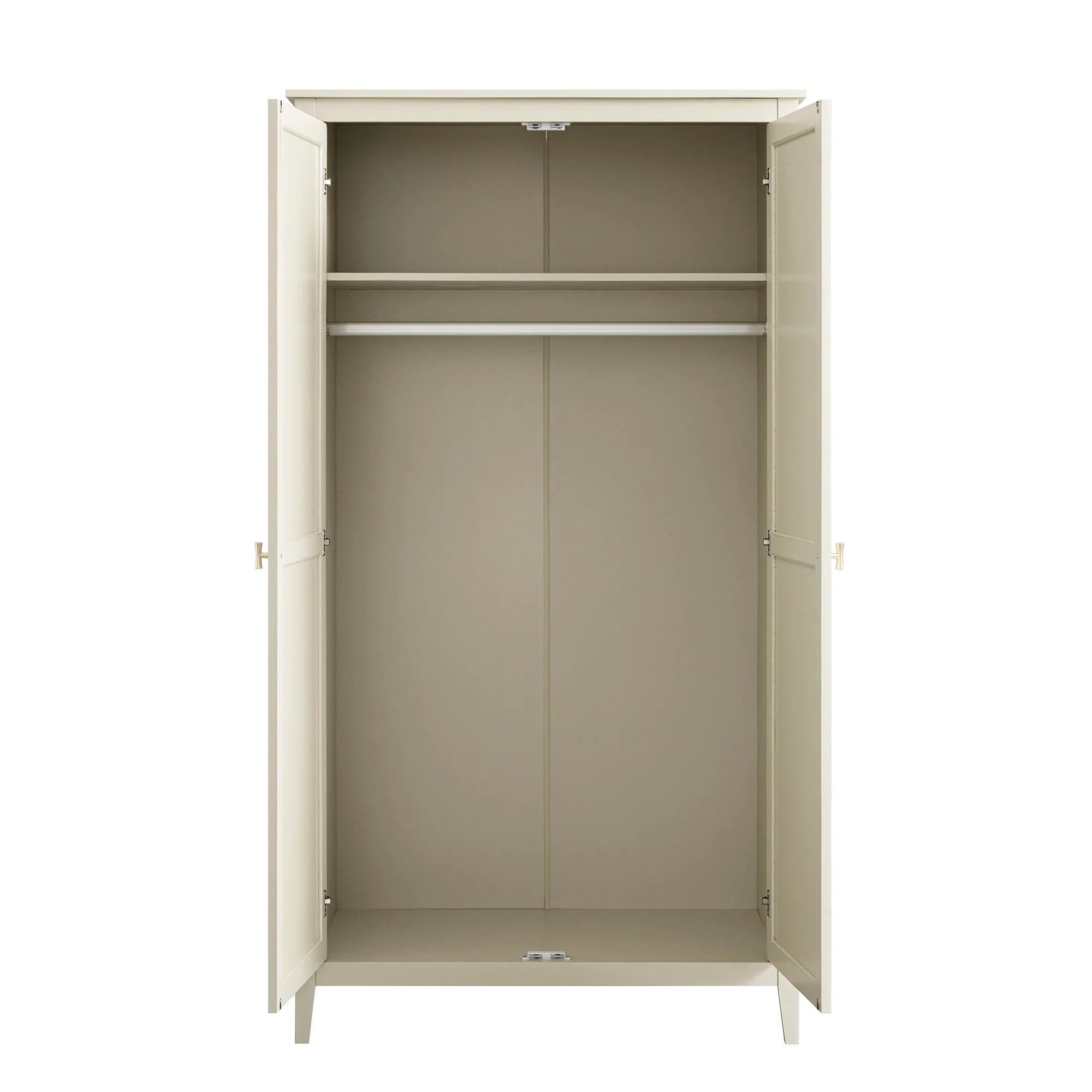 Oakham Double Wardrobe, Shaded White - Image 9
