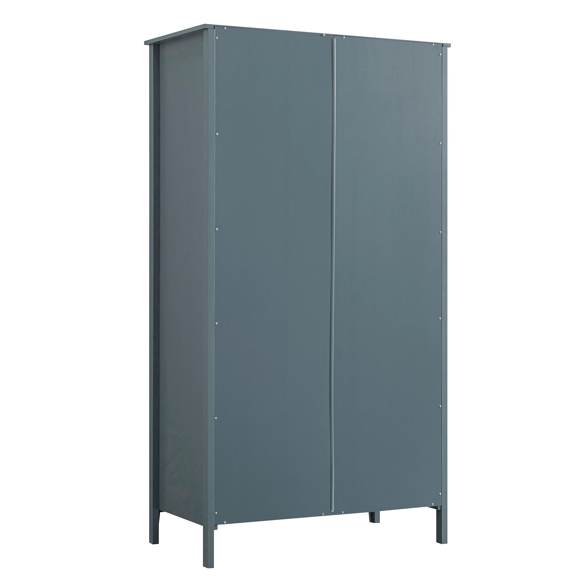 Oakham Double Wardrobe, Stormy Blue - Image 13