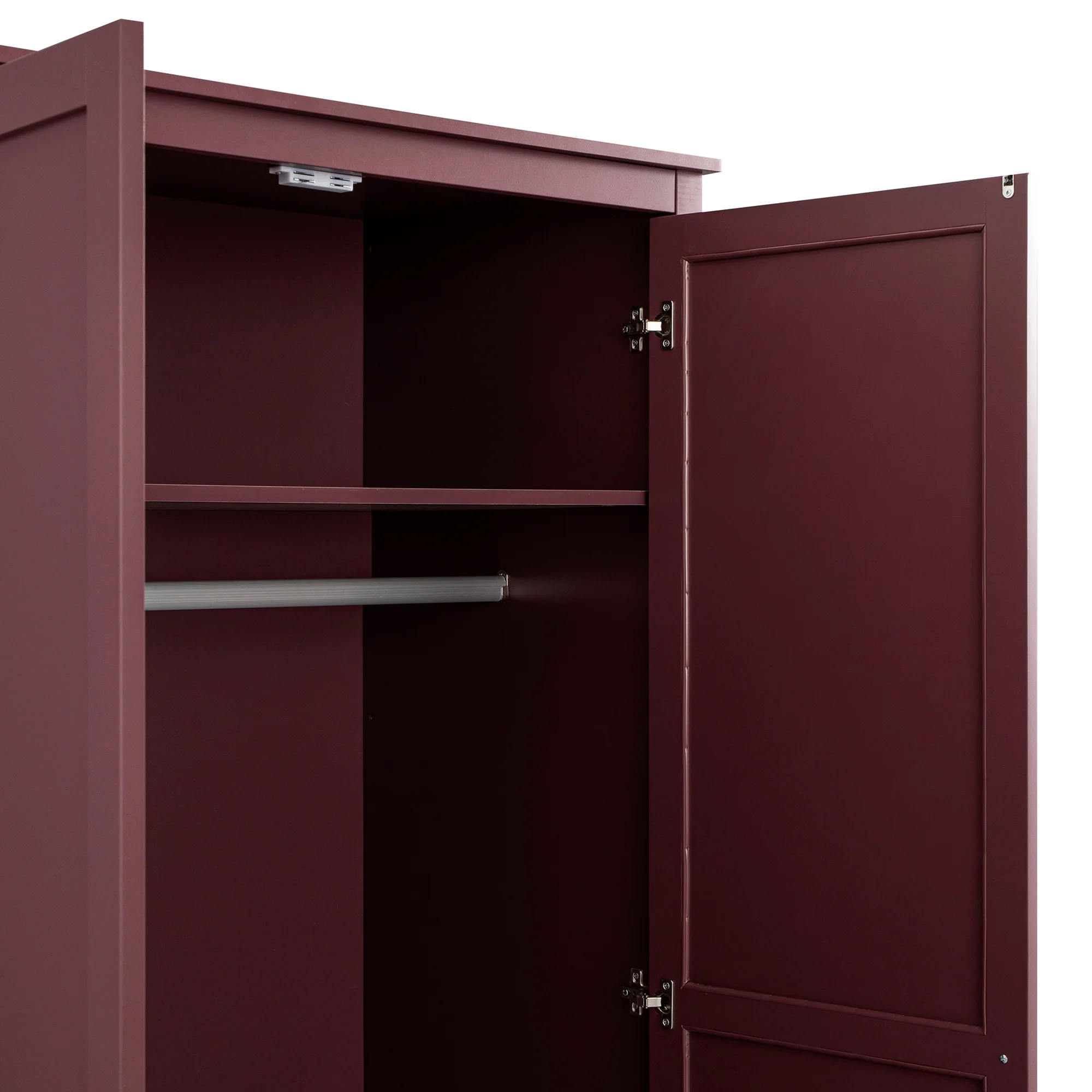 Oakham Double Wardrobe, Wild Cherry - Image 16