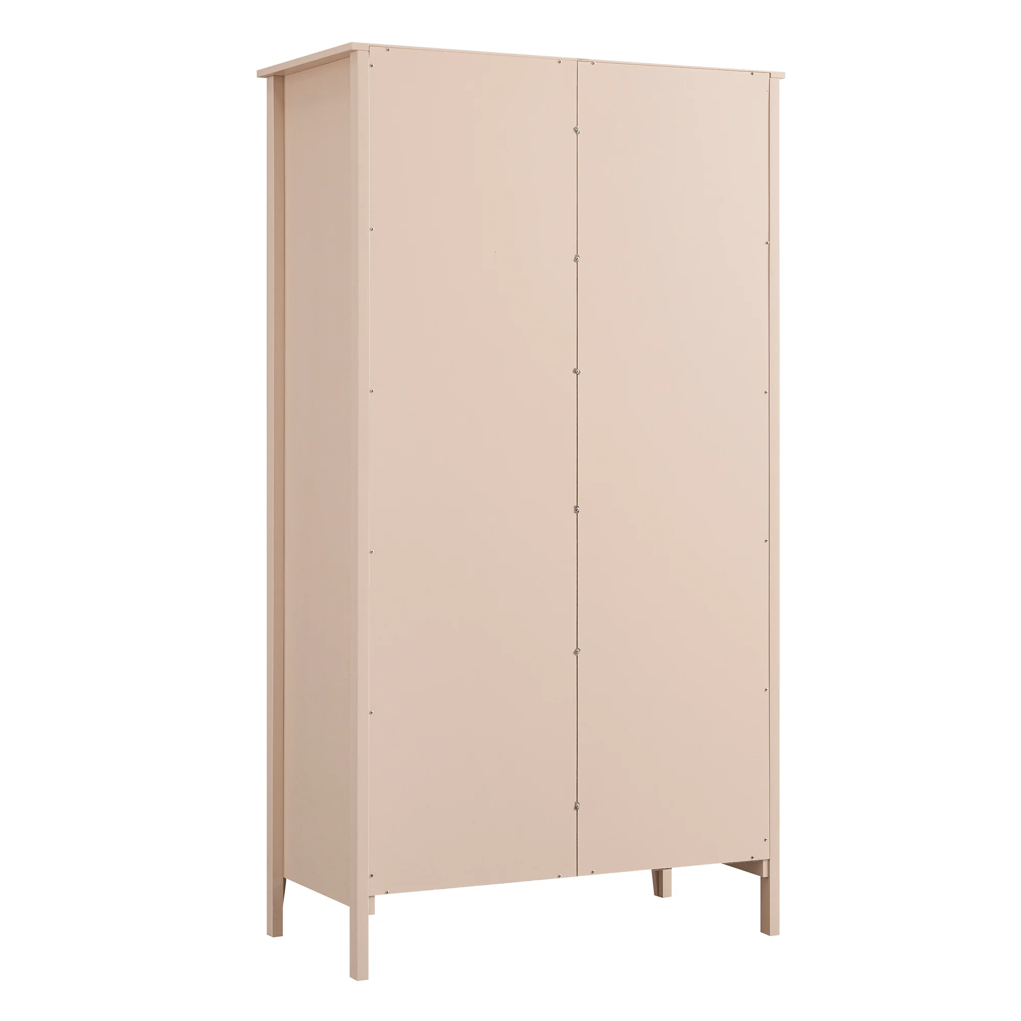 Oakham Mirrored Double Wardrobe, Nude Pink - Image 13