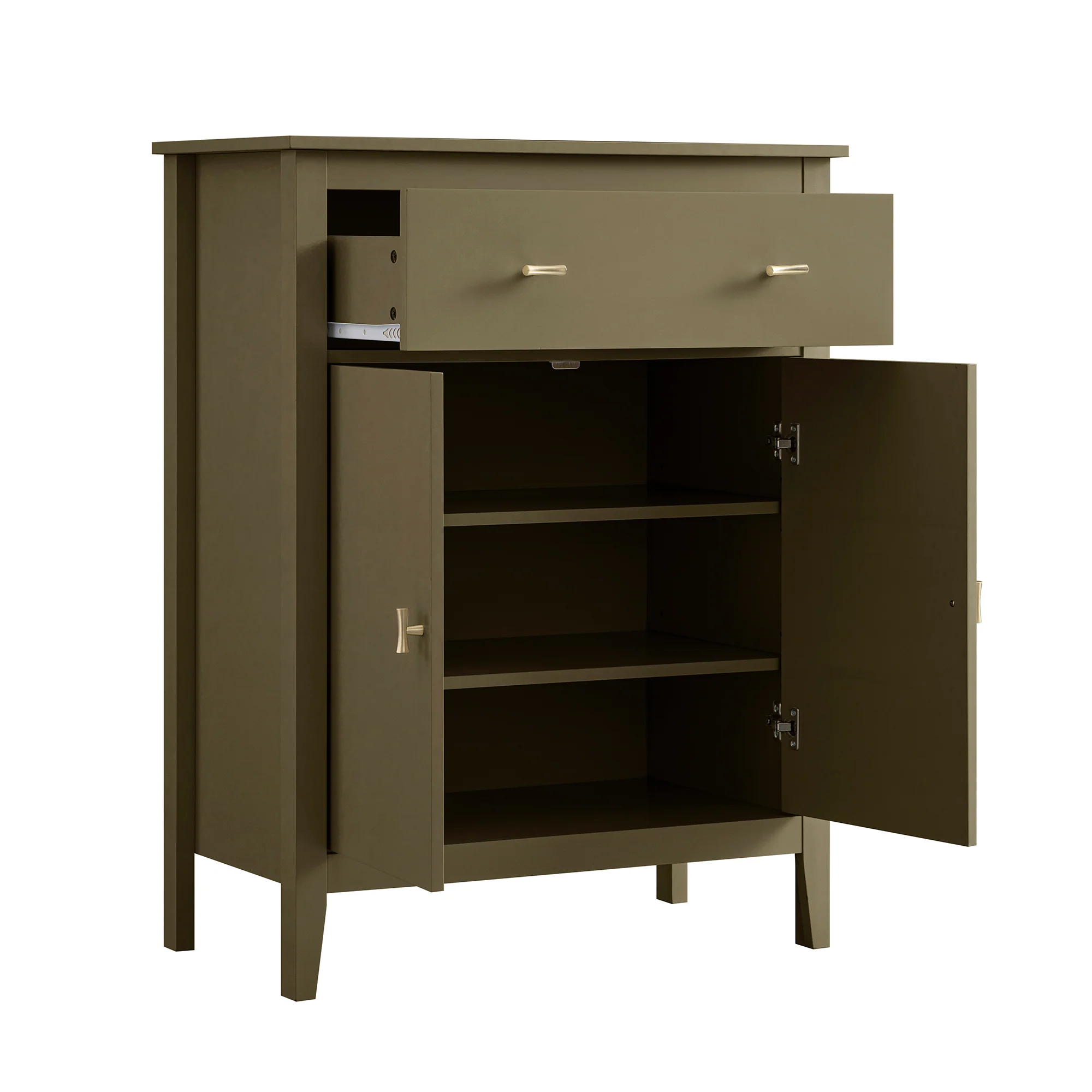 Oakham Small Sideboard with Drawer, Olive Grove - Image 10