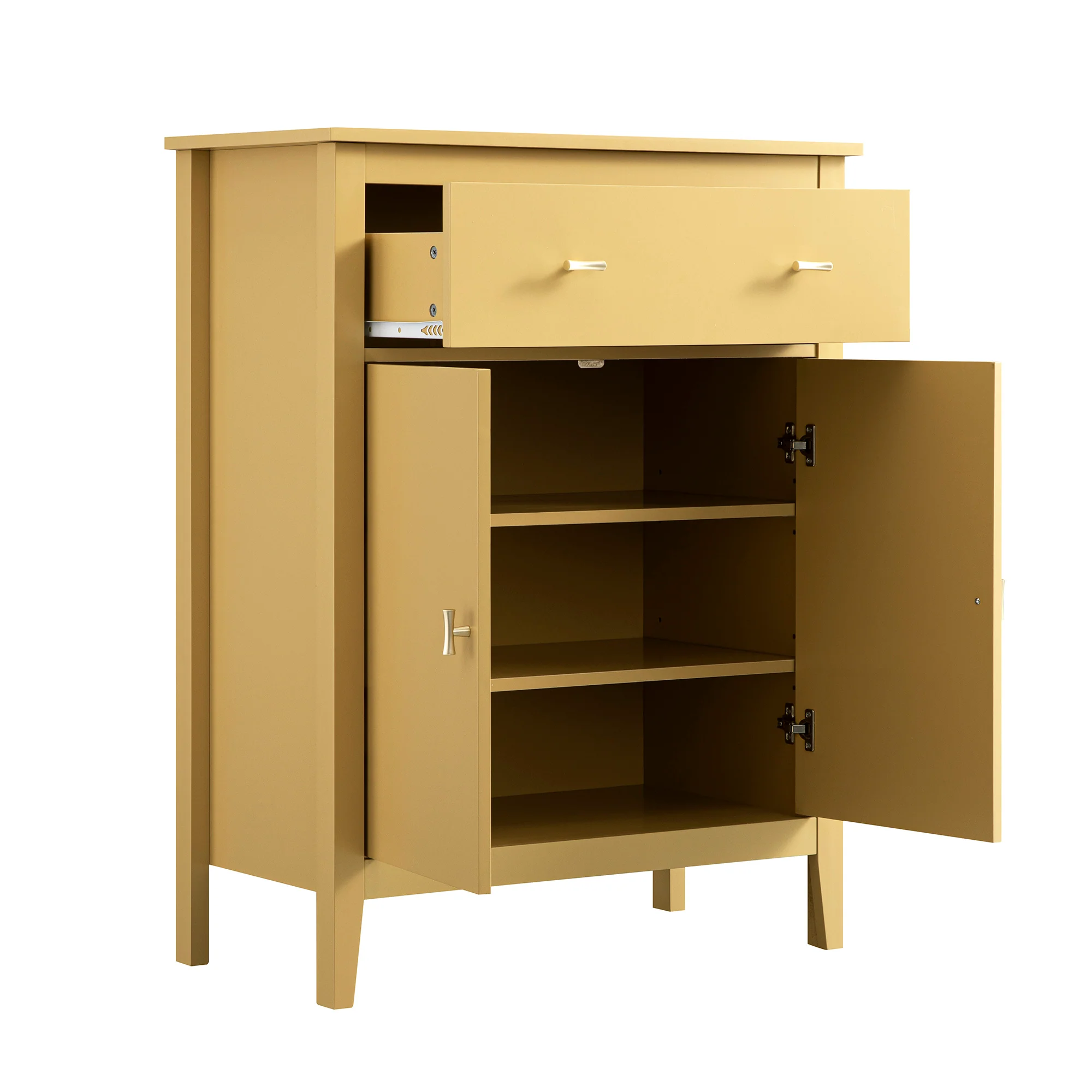 Oakham Small Sideboard with Drawer, Rattan Yellow - Image 10