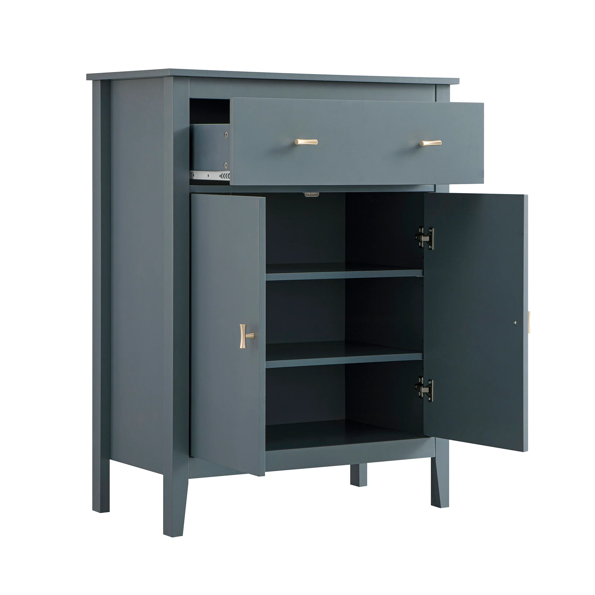Oakham Small Sideboard with Drawer, Stormy Blue - Image 11