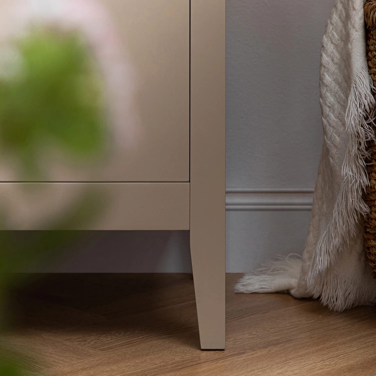 Oakham Wide Sideboard with Drawers, Deep Greige - Image 7