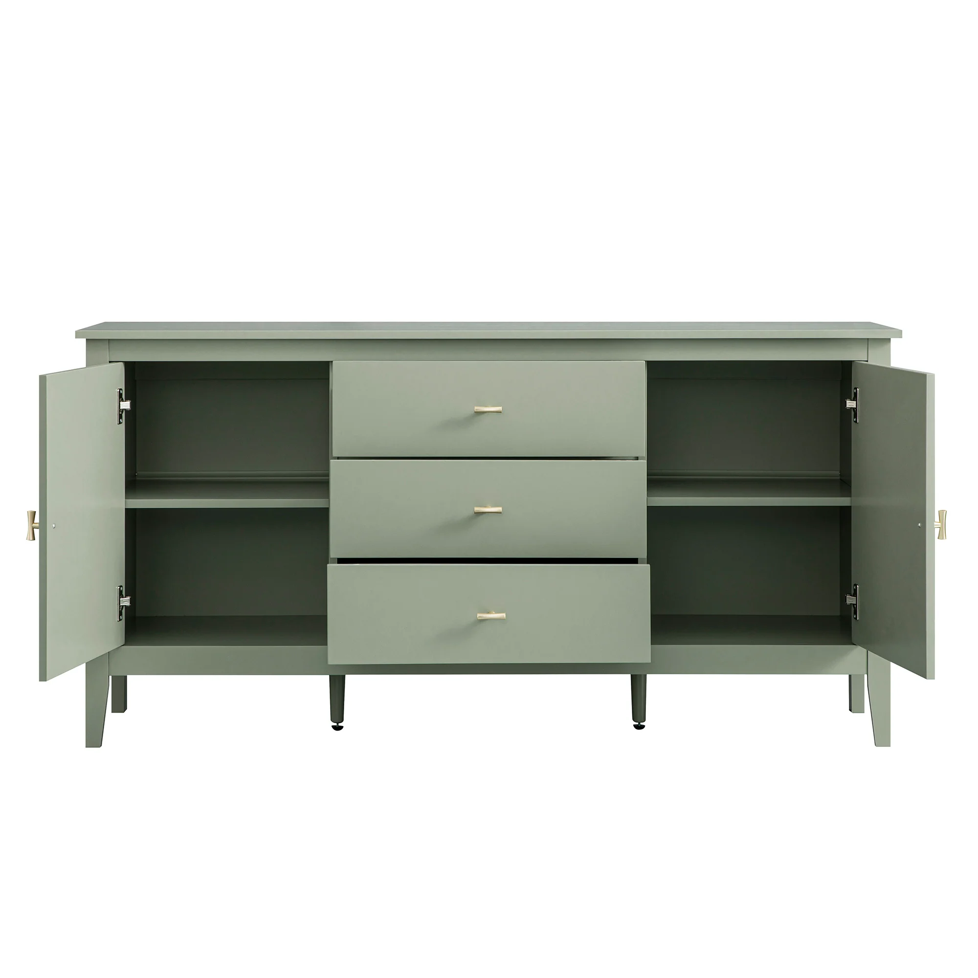 Oakham Wide Sideboard with Drawers, Desert Sage - Image 11