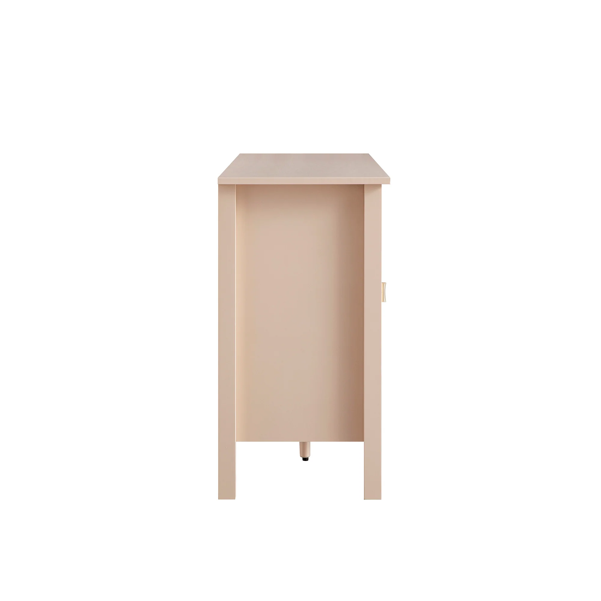 Oakham Wide Sideboard with Drawers, Nude Pink - Image 12