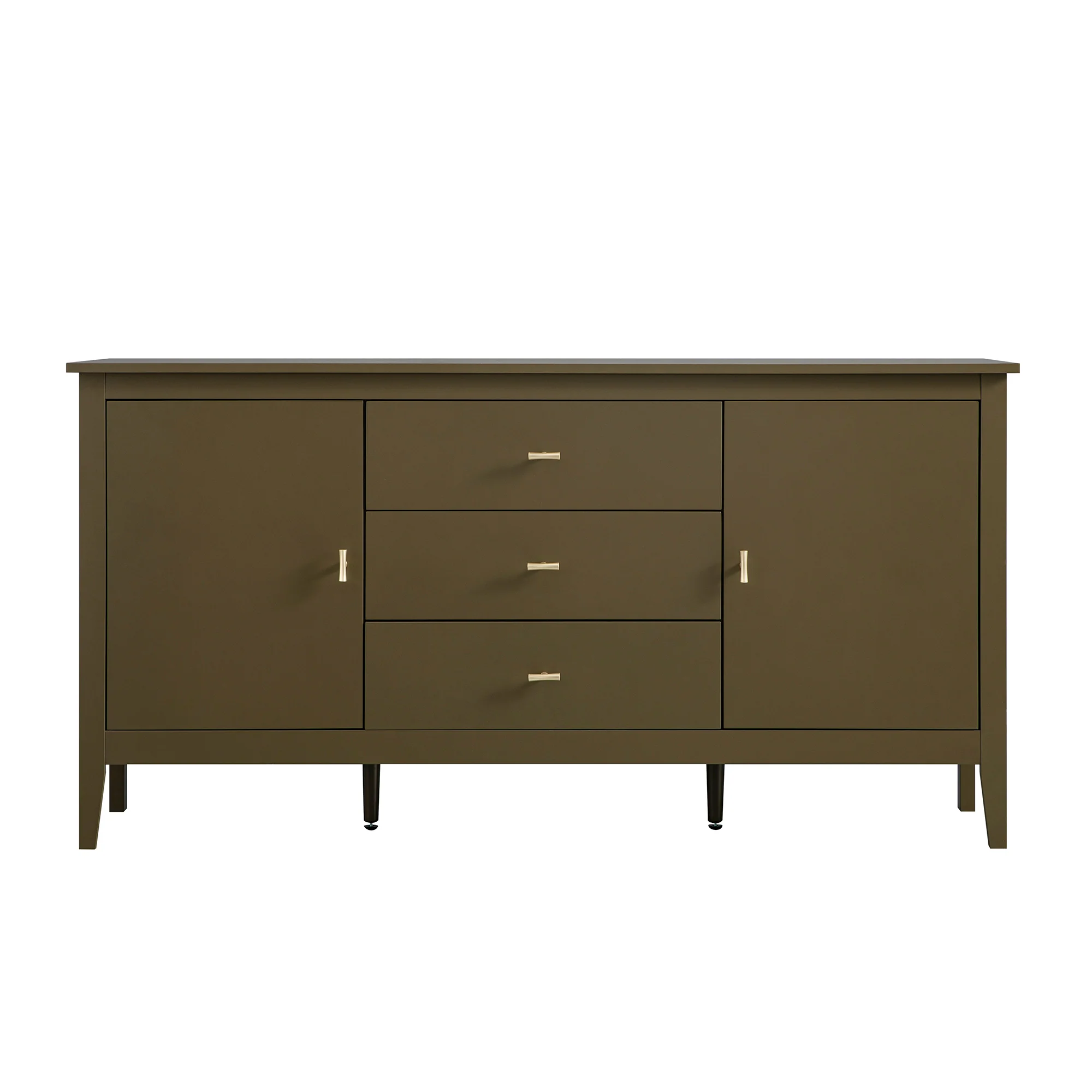 Oakham Wide Sideboard with Drawers, Olive Grove - Image 7