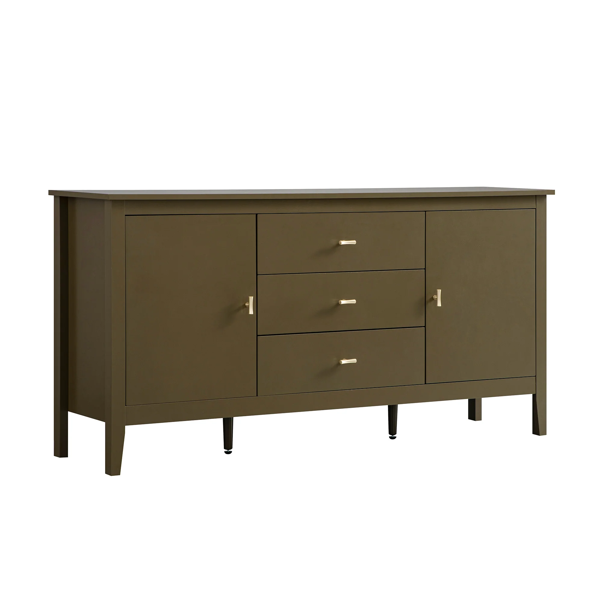 Oakham Wide Sideboard with Drawers, Olive Grove - Image 8
