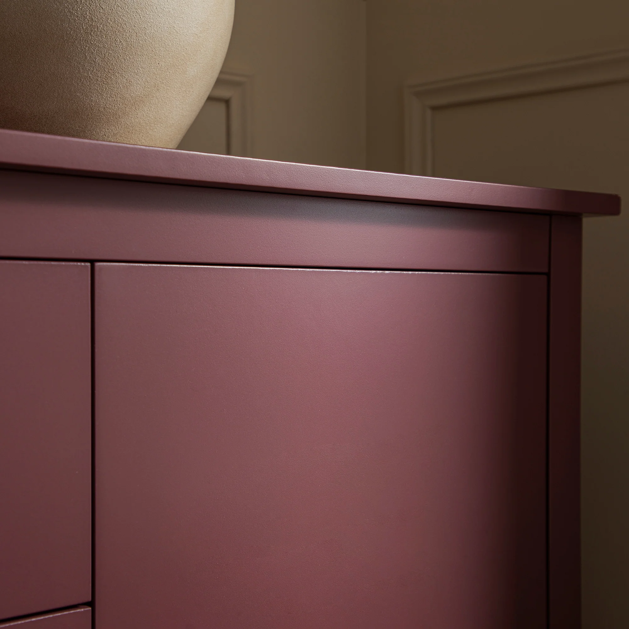 Oakham Wide Sideboard with Drawers, Wild Cherry - Image 7