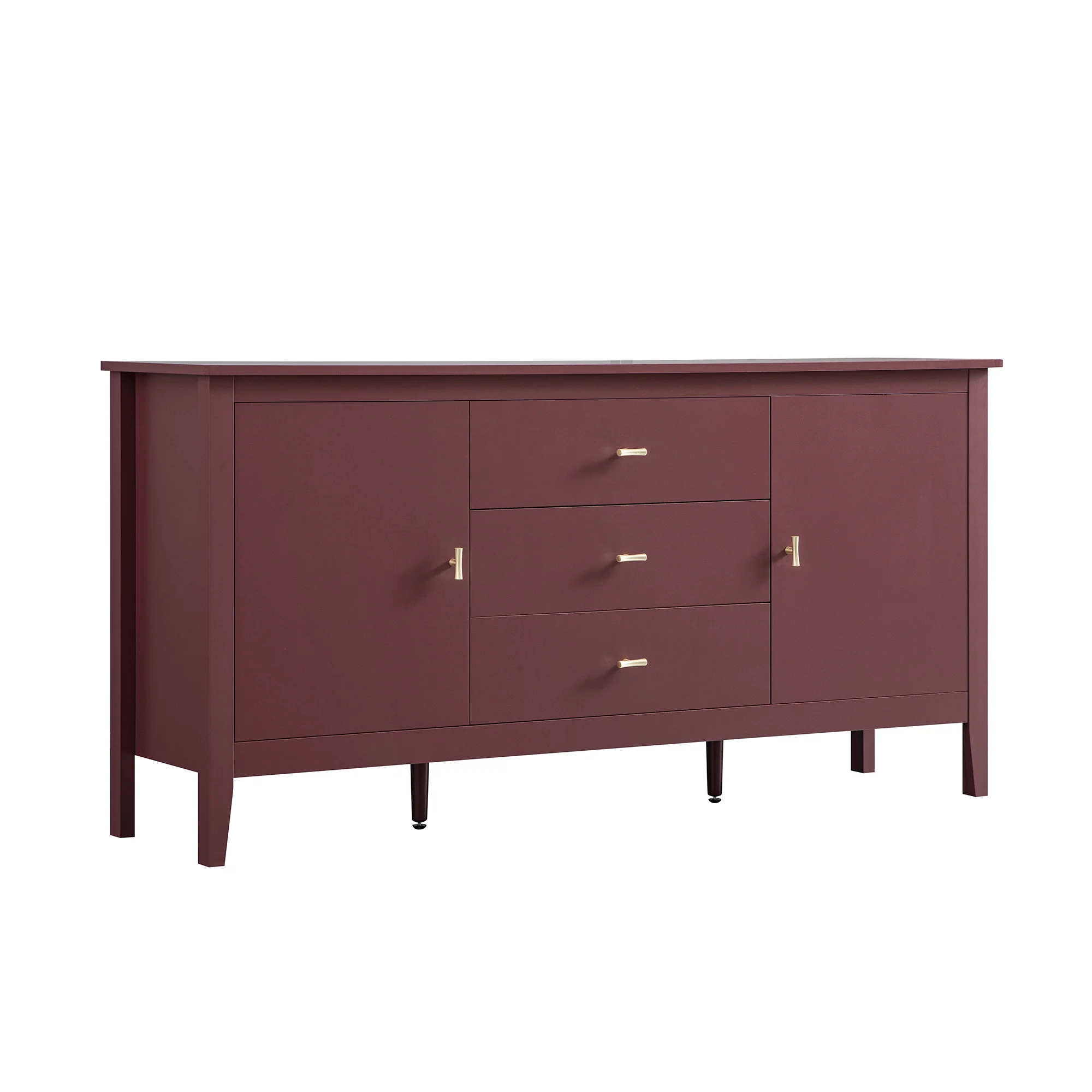 Oakham Wide Sideboard with Drawers, Wild Cherry - Image 9