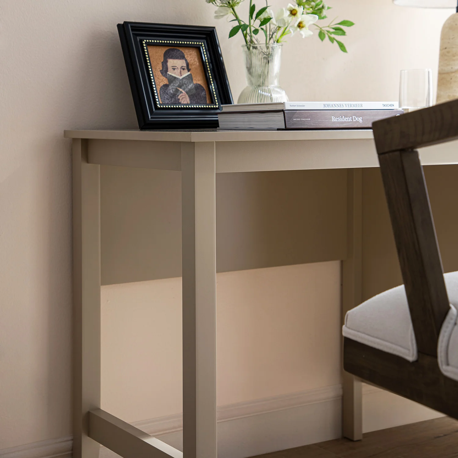Oakham Writing Desk, Deep Greige - Image 6