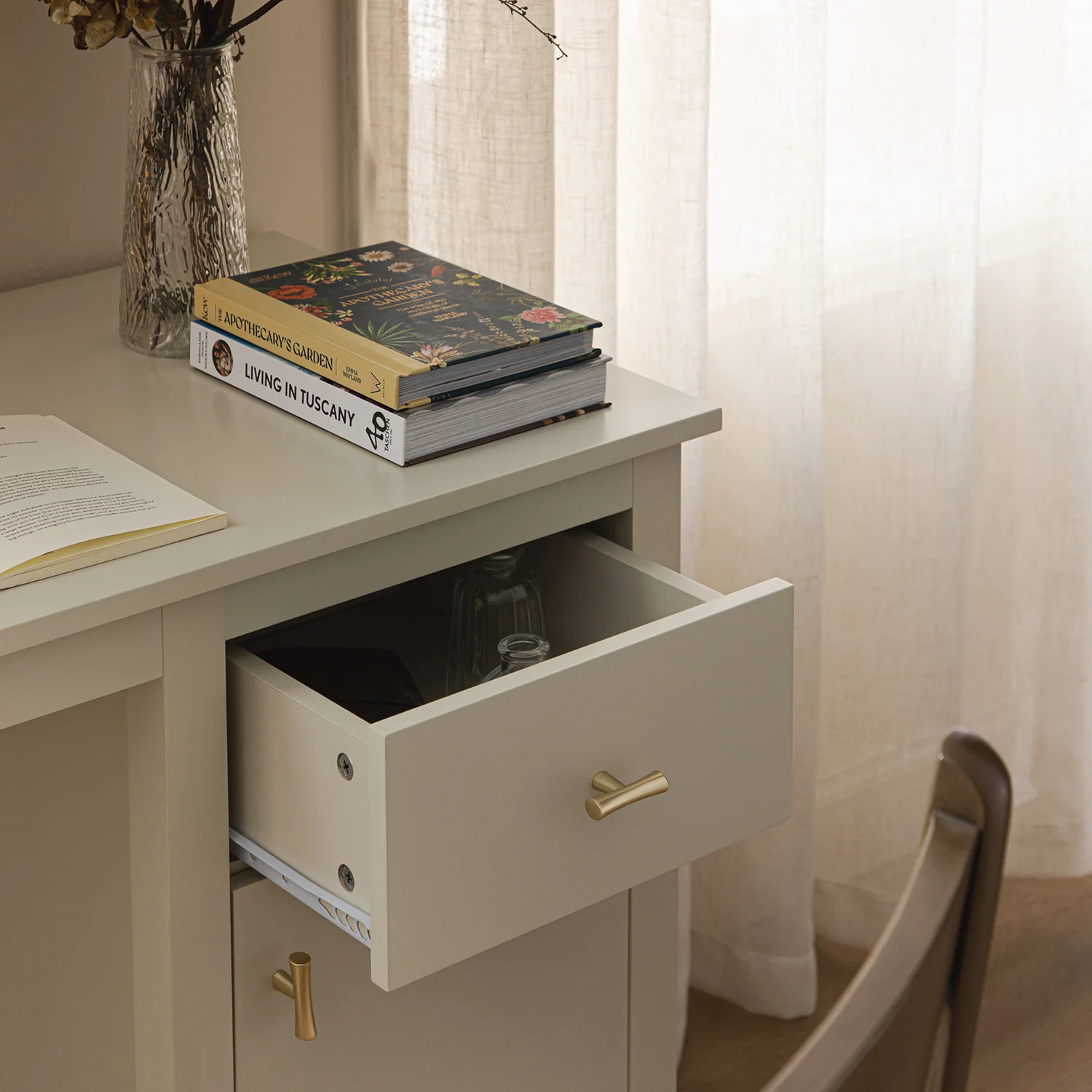 Oakham Writing Desk, Shaded White - Image 6