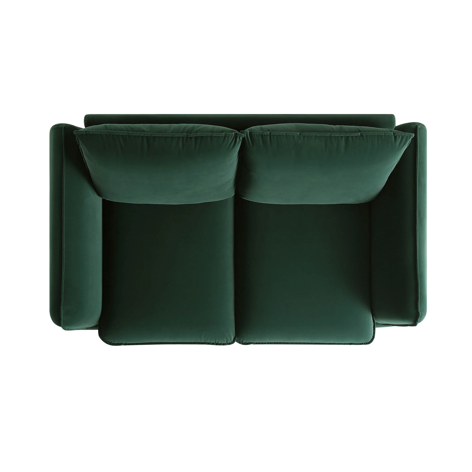 Obriel Forest Green Velvet Sofa, 2-Seater - Image 7