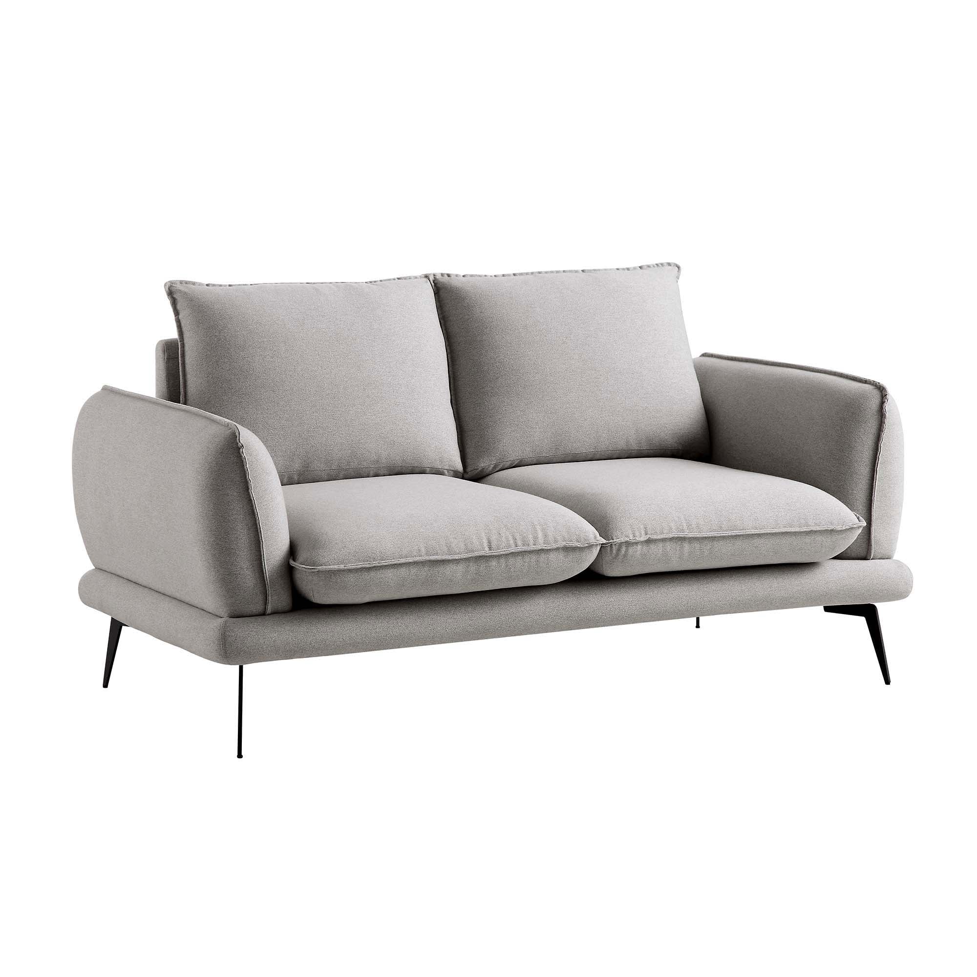 Obriel Grey Marl Fabric Sofa, 2-Seater - Image 5