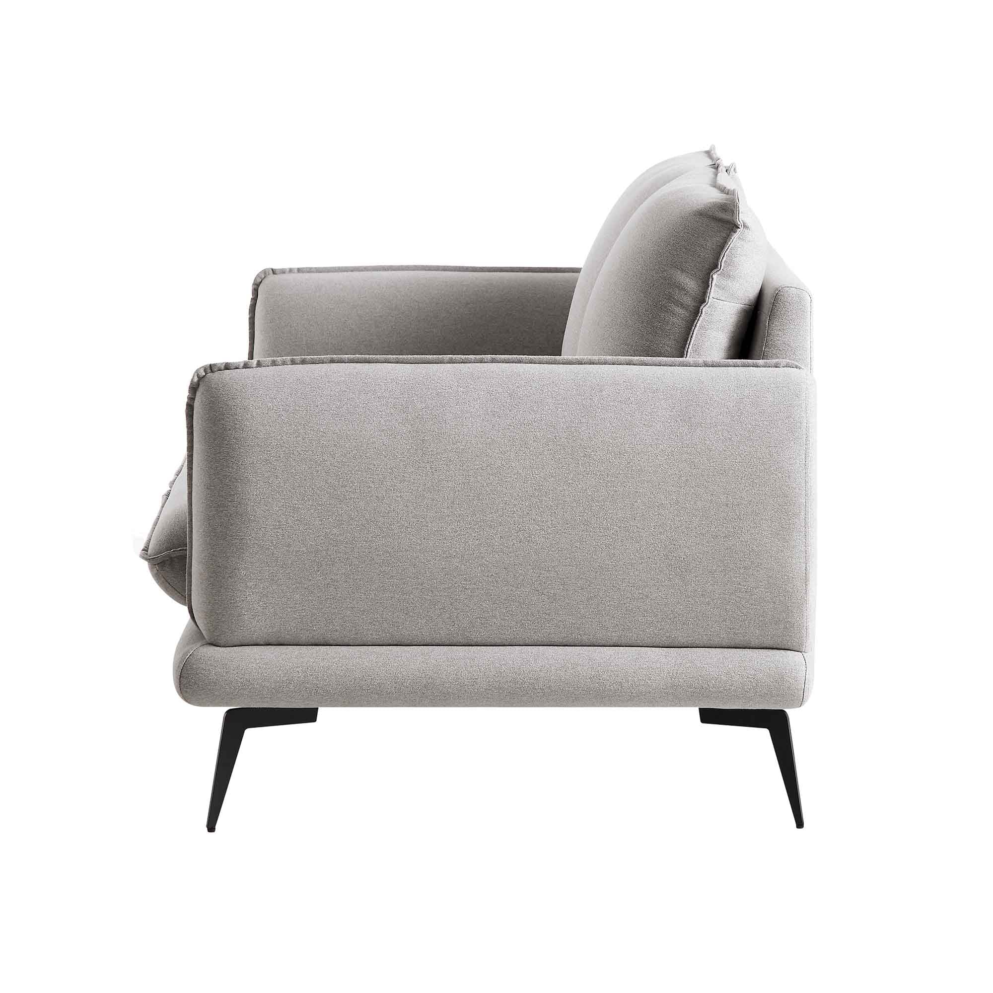 Obriel Grey Marl Fabric Sofa, 2-Seater - Image 8