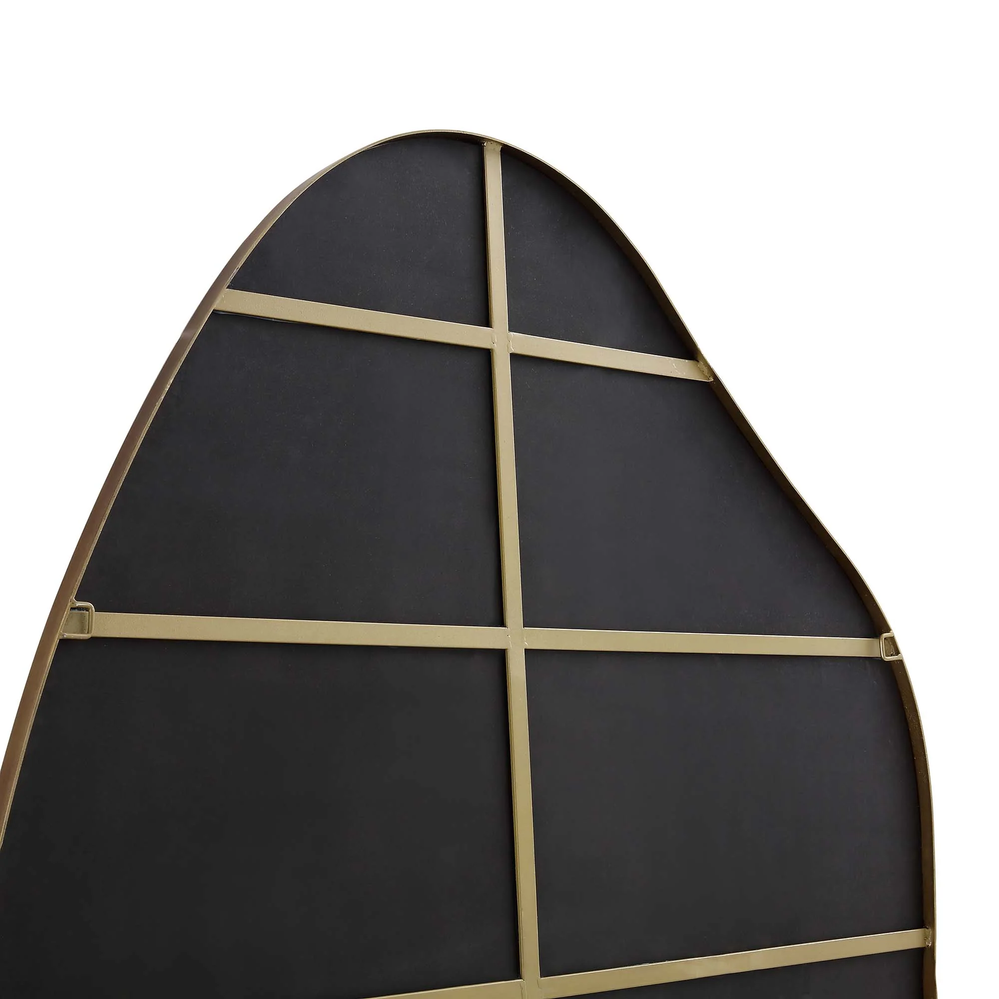 Pavia Irregular Shaped Extra Large Full Length Mirror 160 x 115 cm, Antique Gold - Image 8