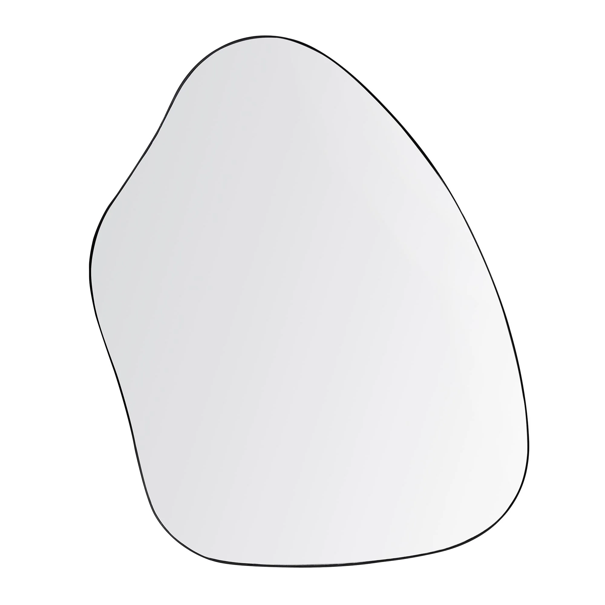 Pavia Irregular Shaped Extra Large Full Length Mirror 160 x 115 cm, Black - Image 3