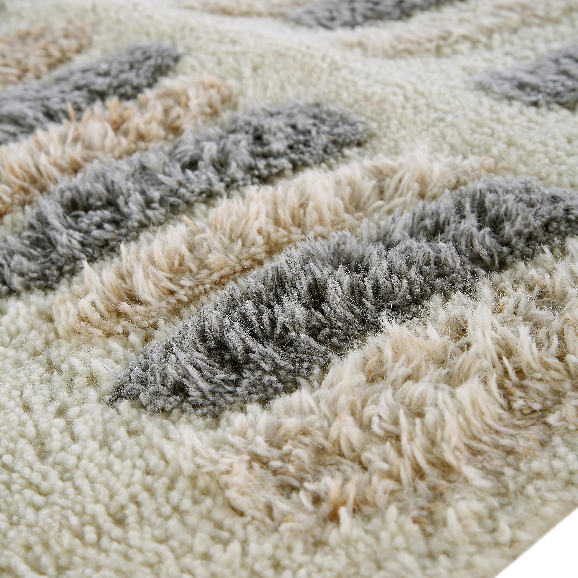 Pebble Hand Tufted New Zealand Wool Rectangular Rug - Image 6