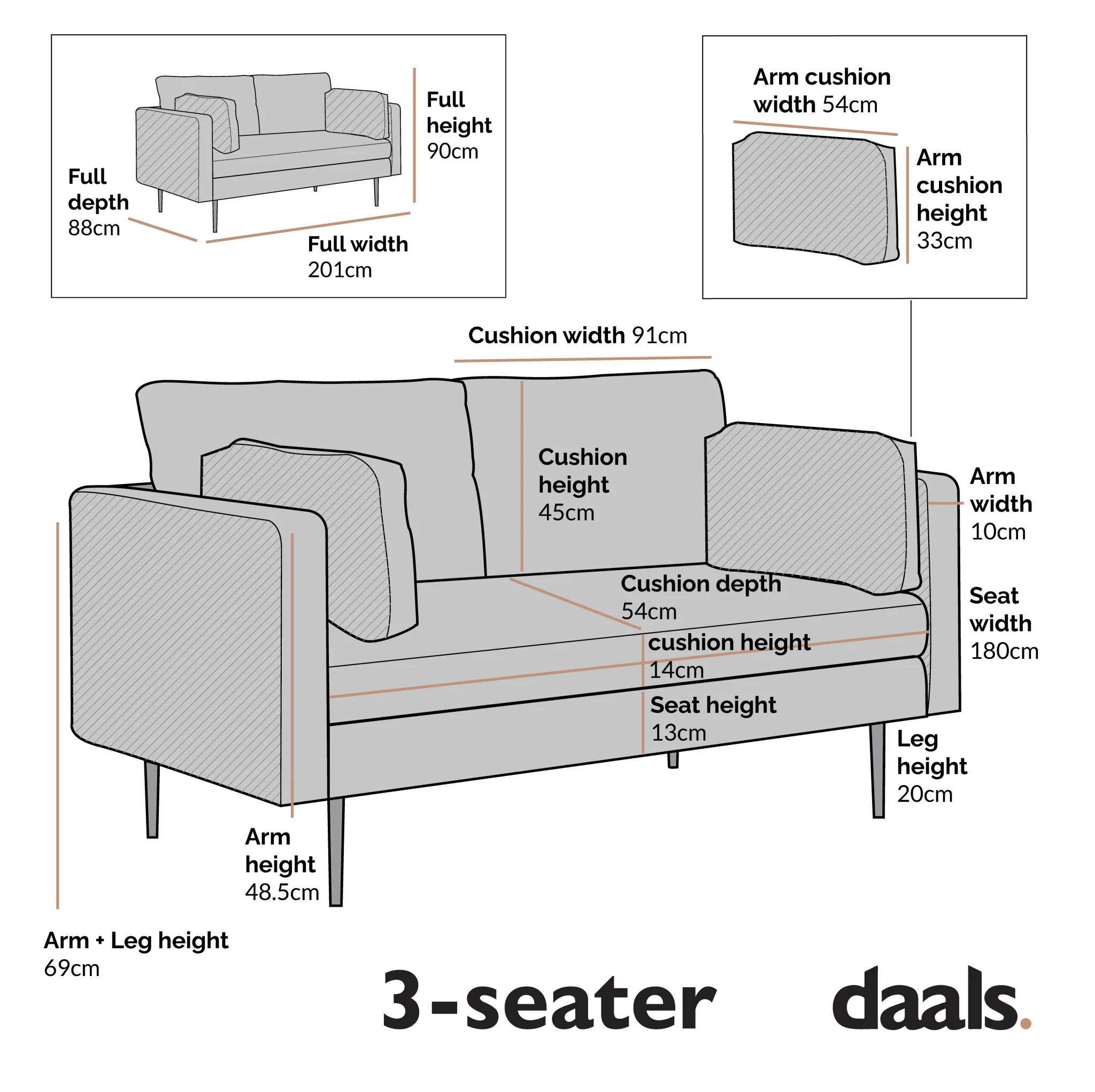 Pelham Grey Velvet Fabric Sofa - Image 9