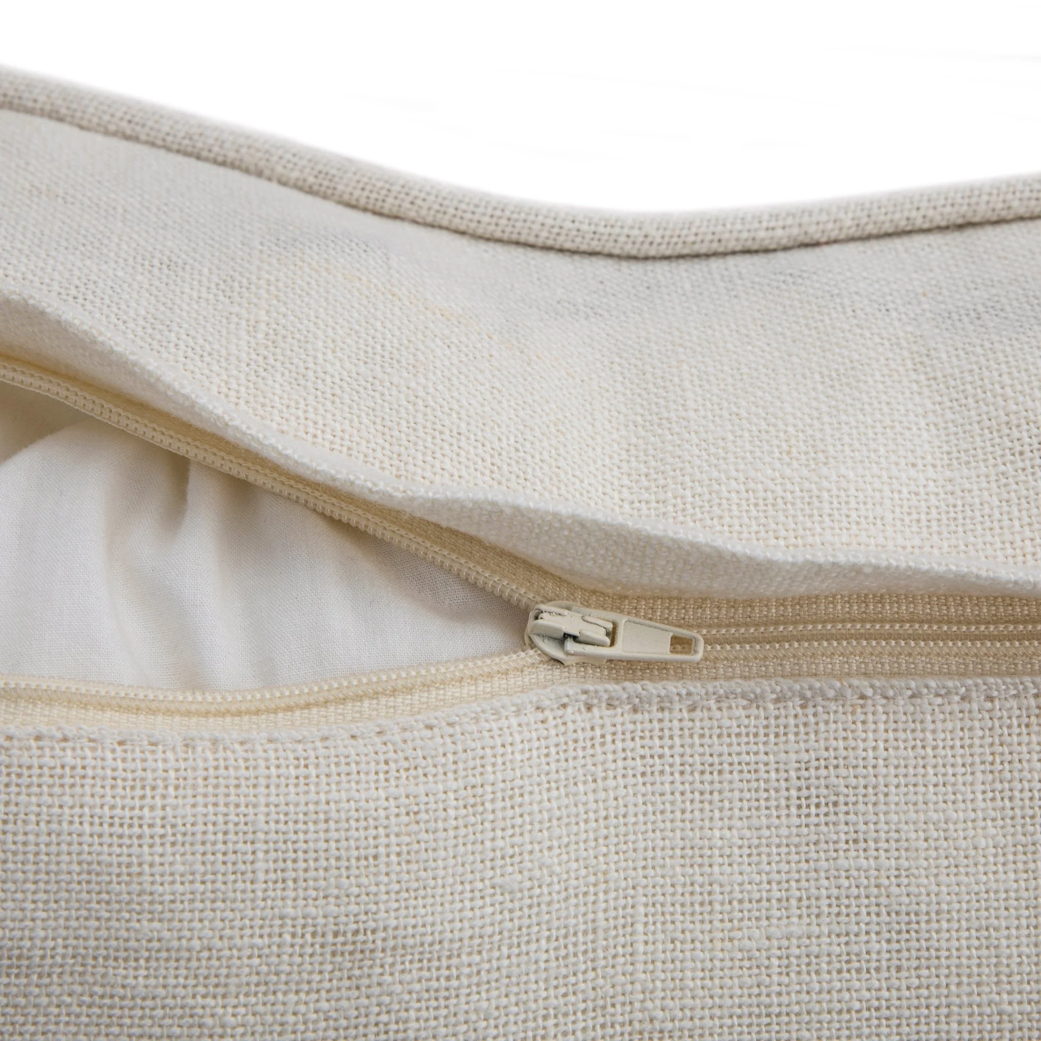 Pembroke Stripe 100% Linen Pink Cushion - Image 5