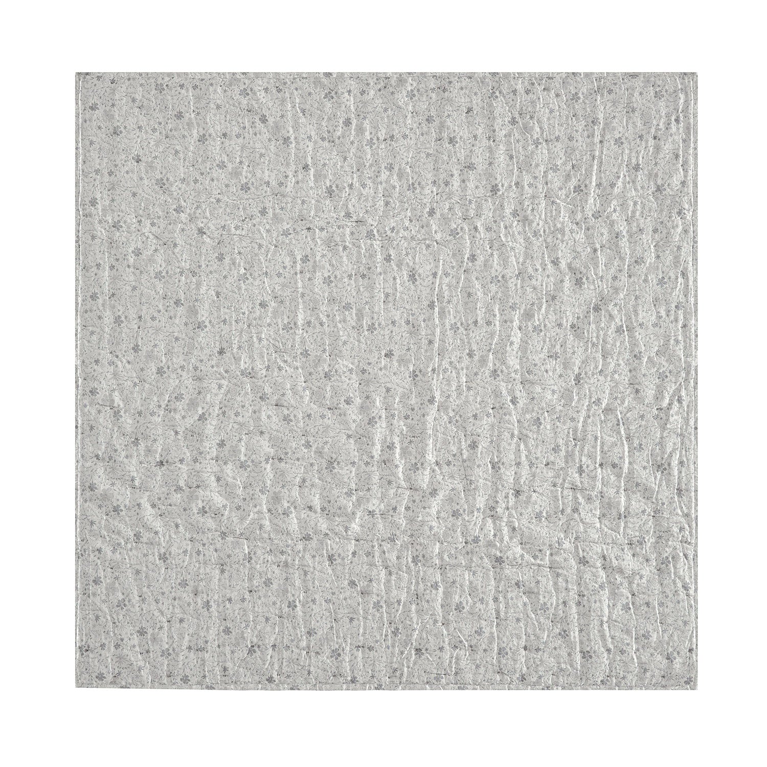 Penelope Grey Ditsy Floral Jacquard Quilted Cotton Bedspread - Image 3