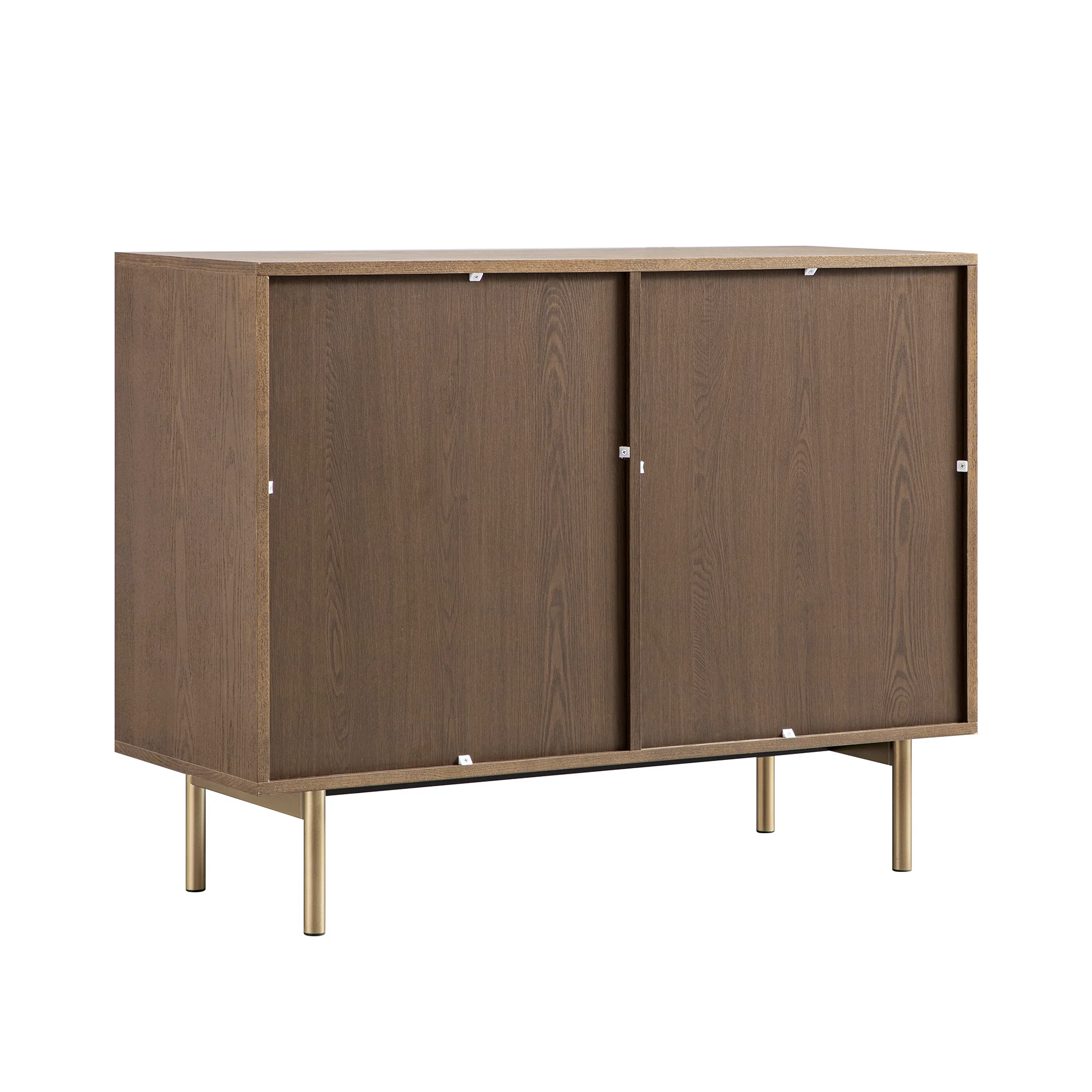 Richmond Ridged 2-Door Cabinet with Drawers, Dark Ash - Image 12