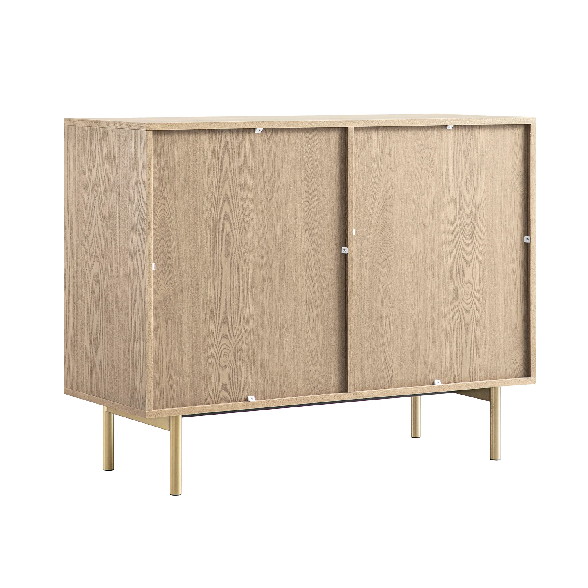 Richmond Ridged 2-Door Cabinet with Drawers, Light Ash - Image 12