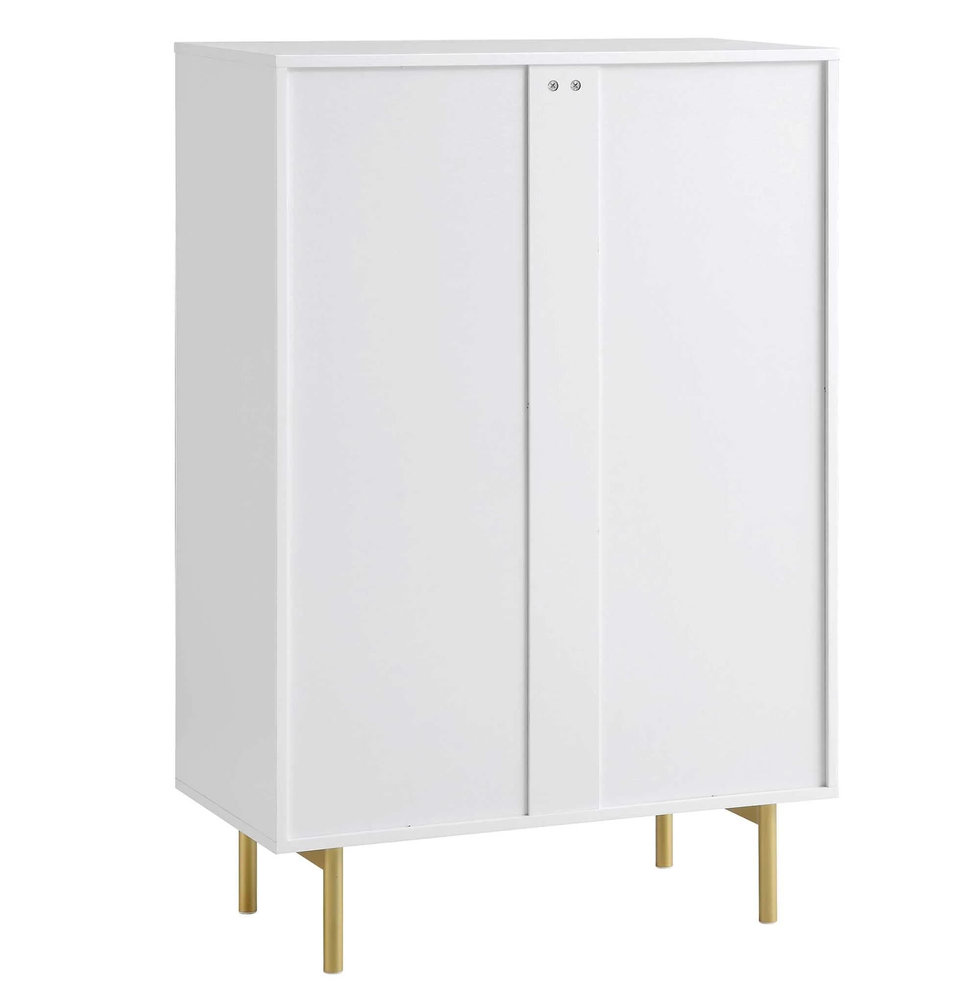 Richmond Ridged Chest of 5 Drawers, Matte White - Image 9