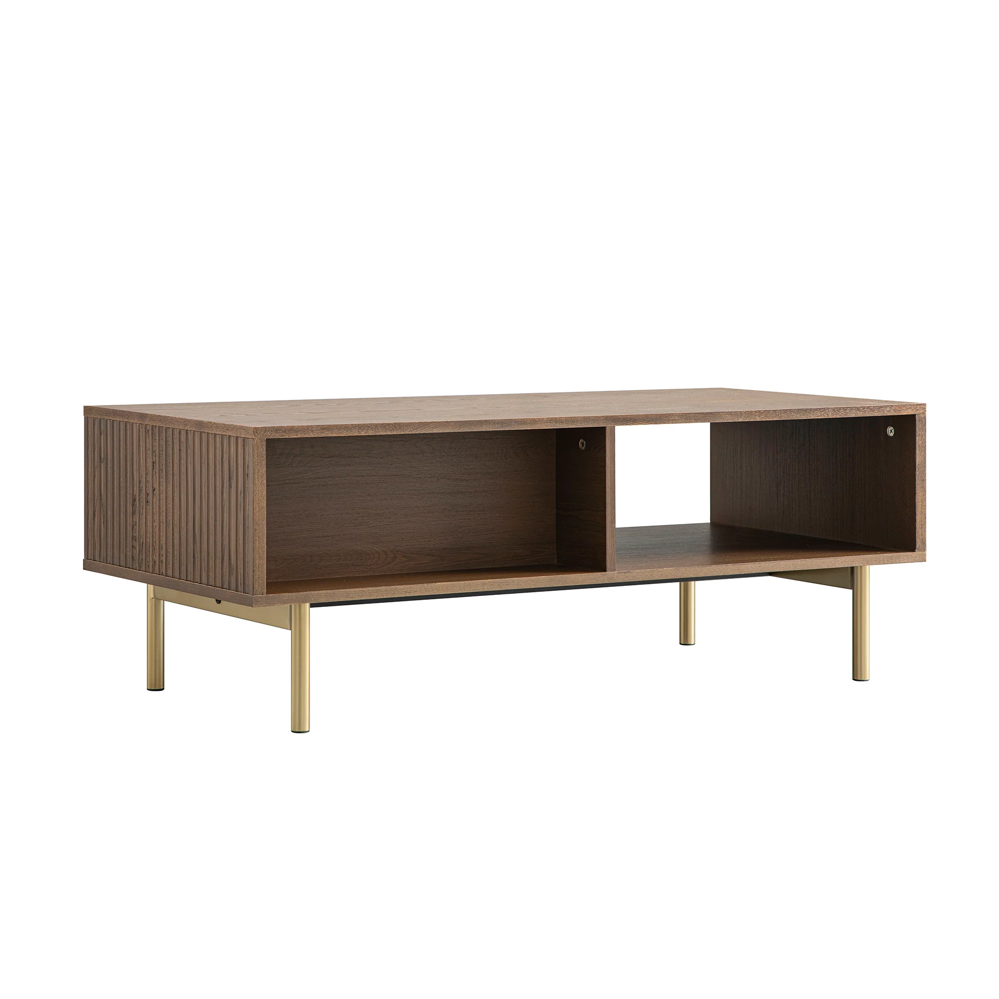 Richmond Ridged Coffee Table with Drawer, Dark Ash - Image 13