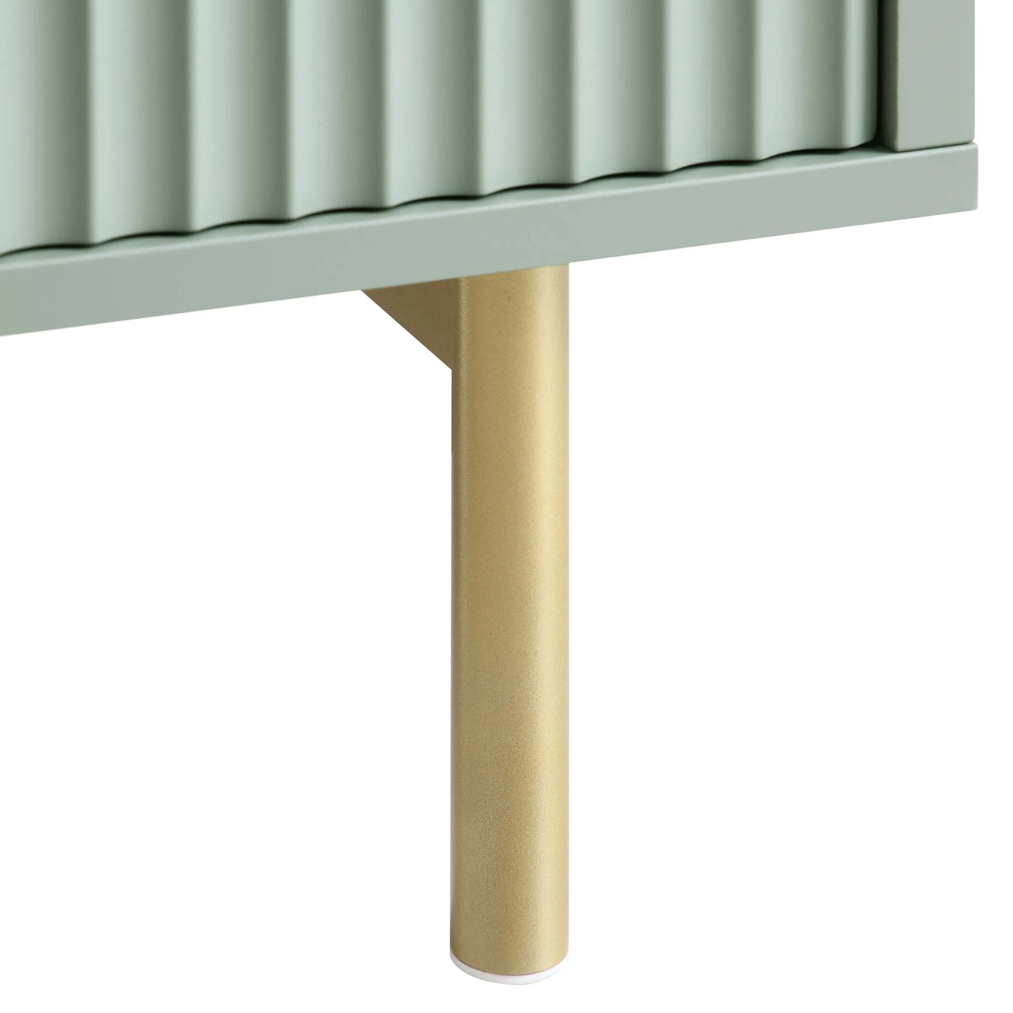Richmond Ridged Coffee Table with Drawer, Matte Sage Green - Image 13