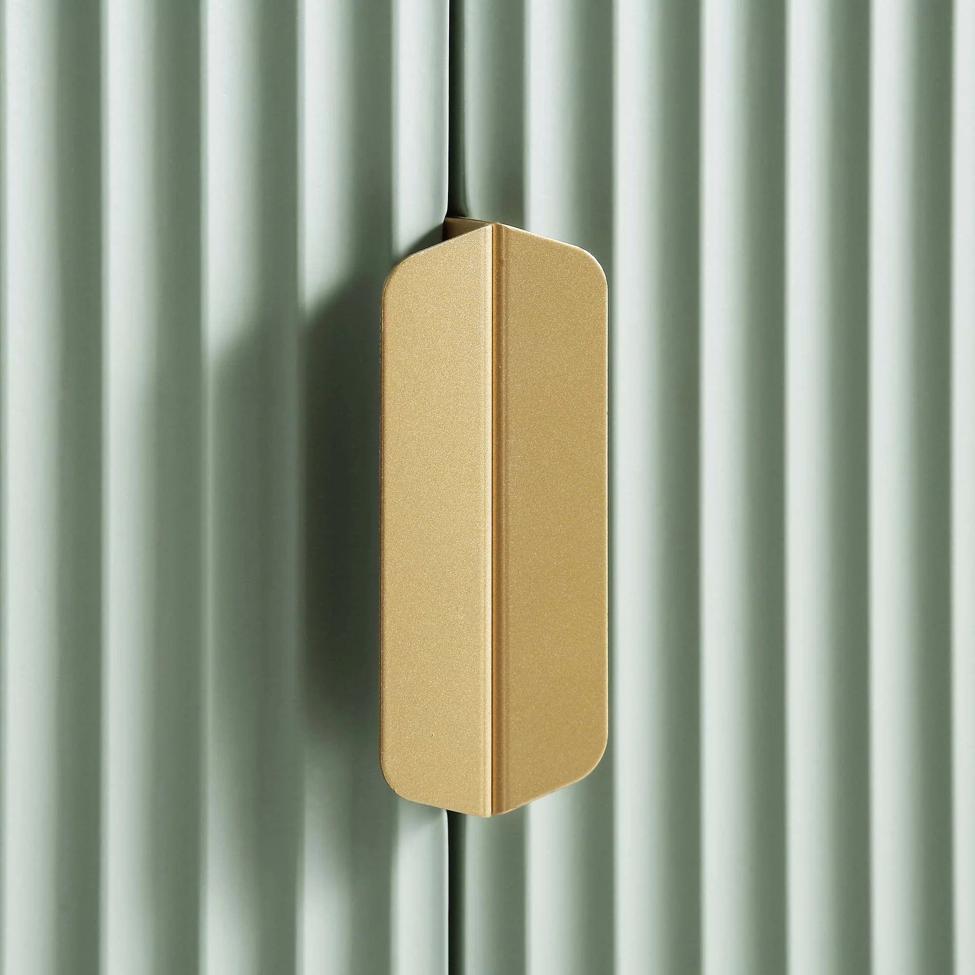 Richmond Ridged Double Wardrobe with Drawer, Matte Sage Green - Image 12