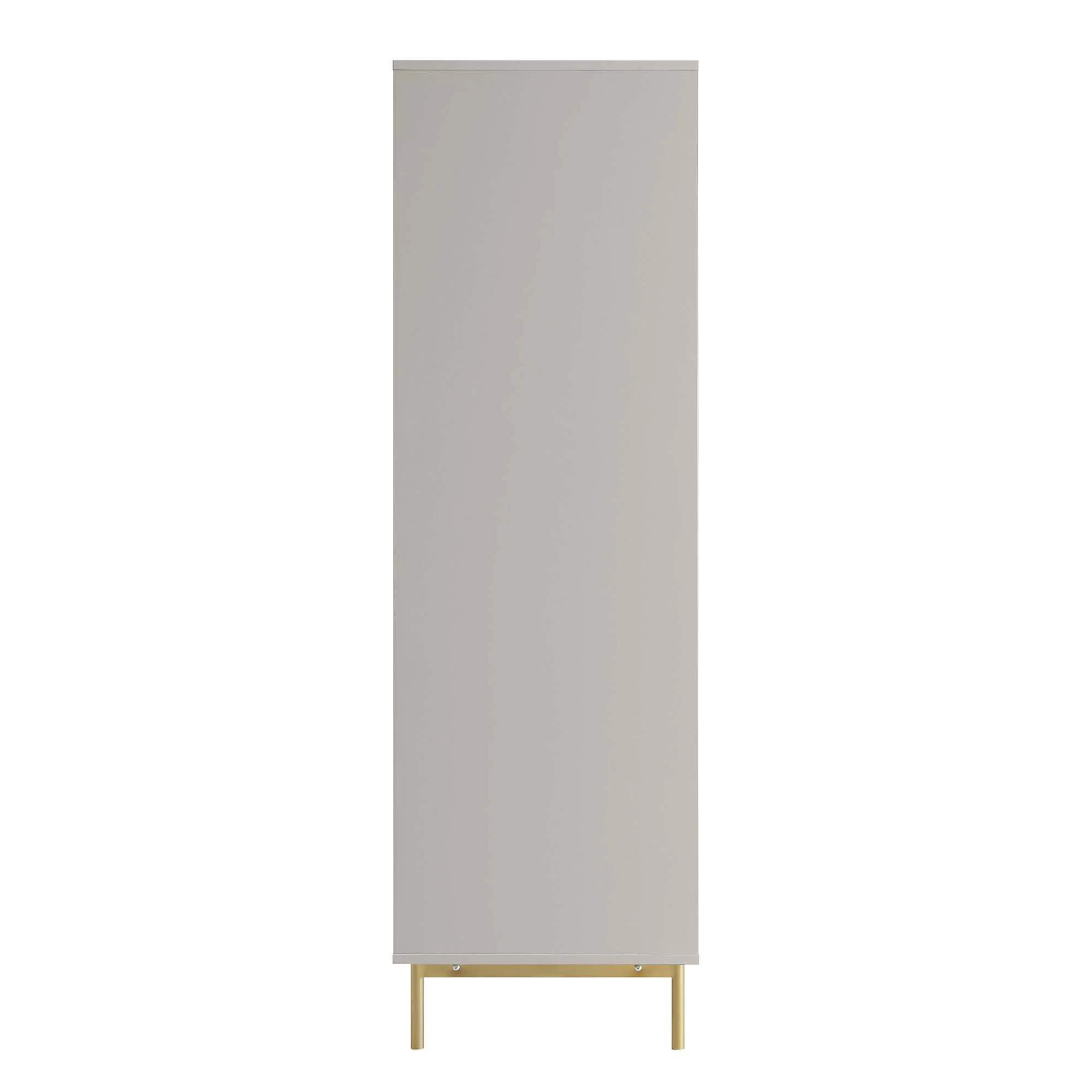 Richmond Ridged Double Wardrobe with Drawer, Matte Taupe - Image 8