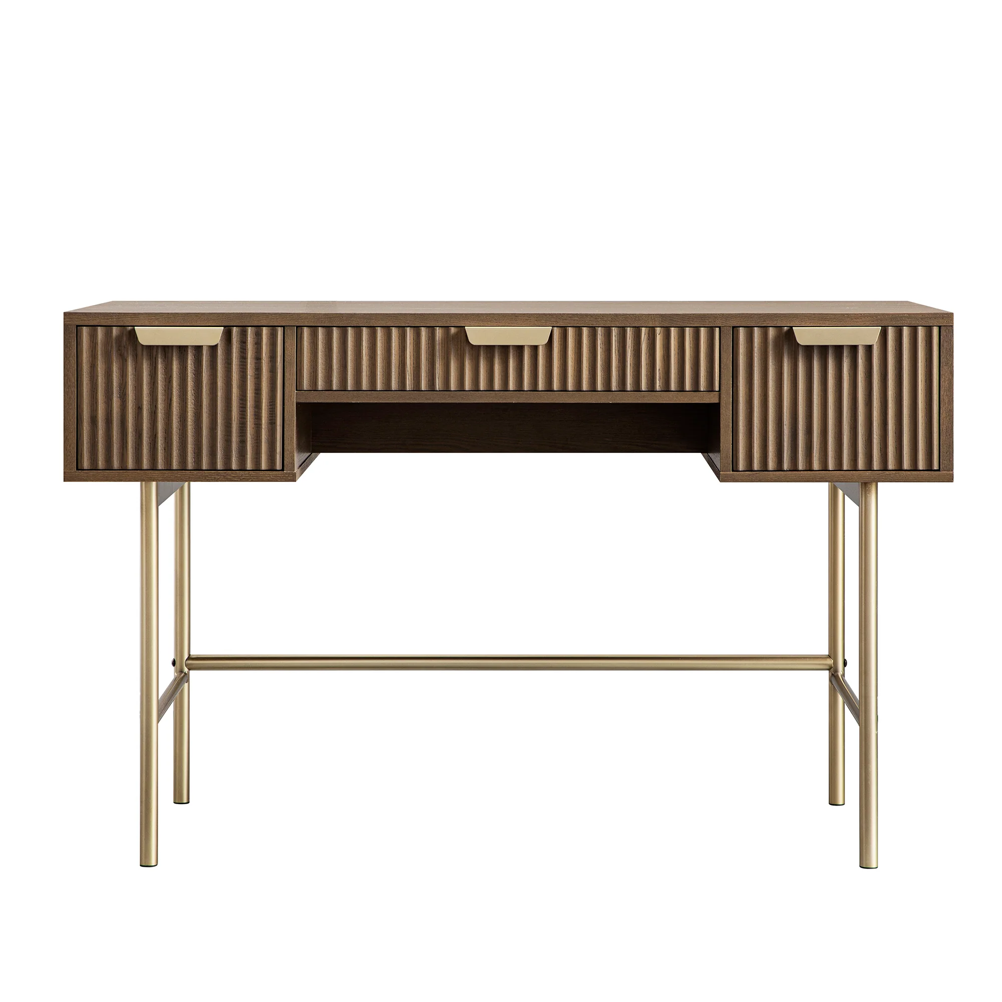 Richmond Ridged Dressing Table, Dark Ash - Image 7