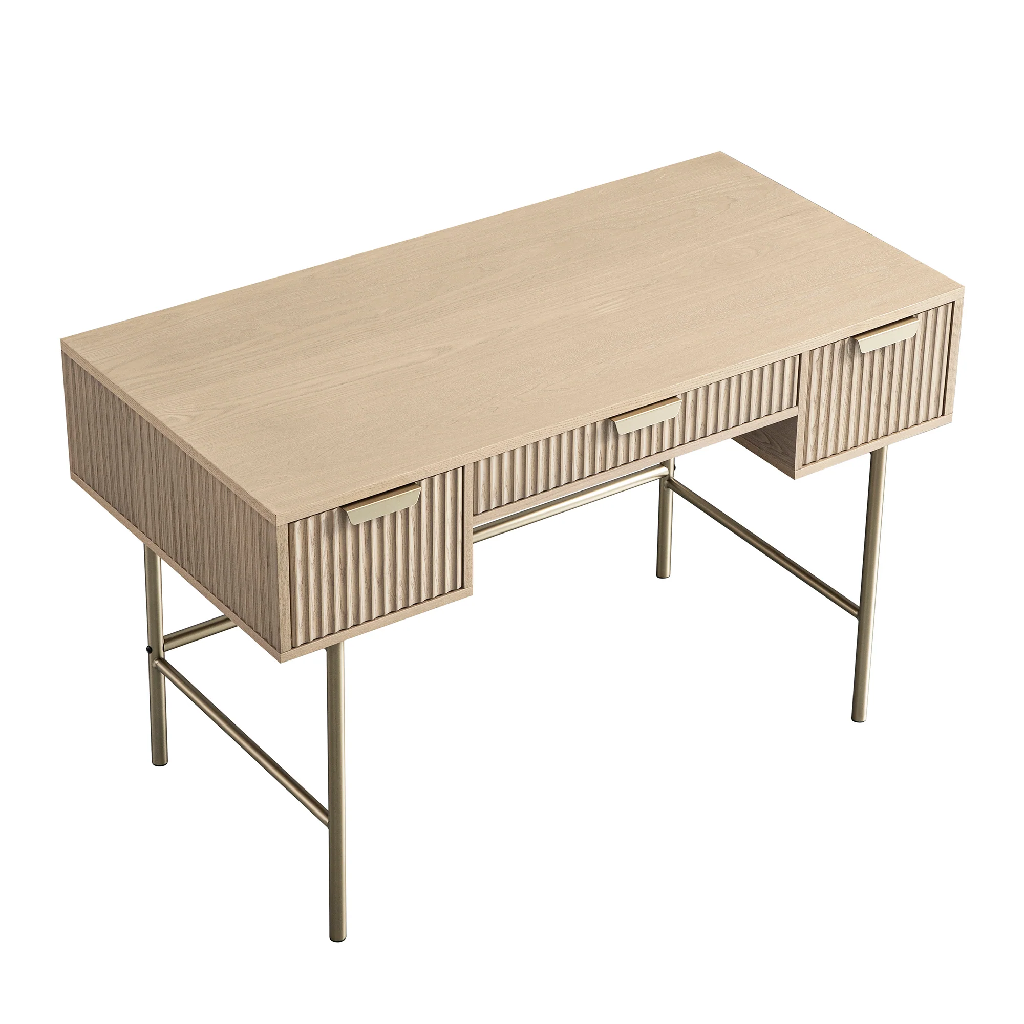 Richmond Ridged Dressing Table, Light Ash - Image 12