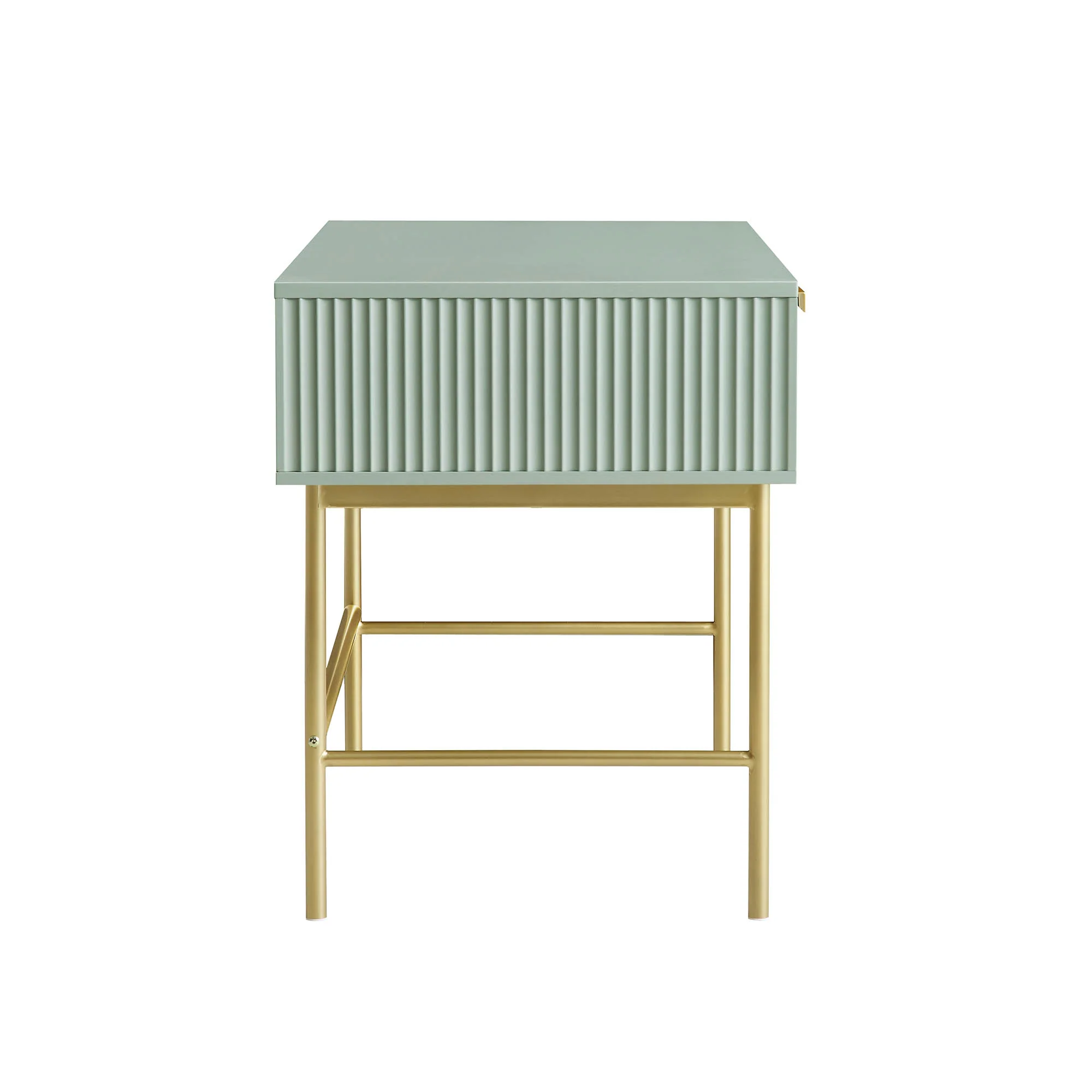 Richmond Ridged Dressing Table, Matte Sage Green - Image 8