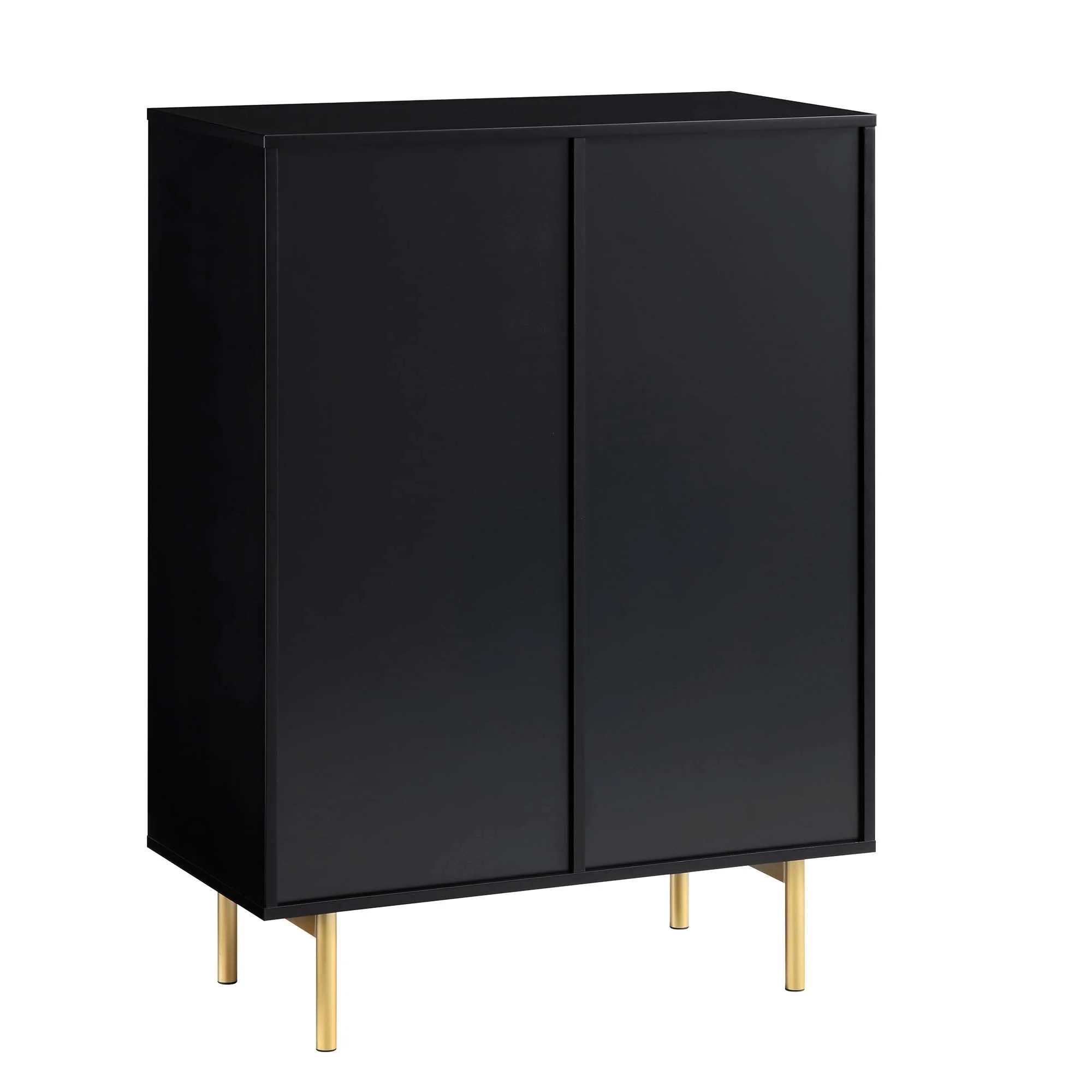 Richmond Ridged Highboard Storage Cabinet, Matte Black - Image 8