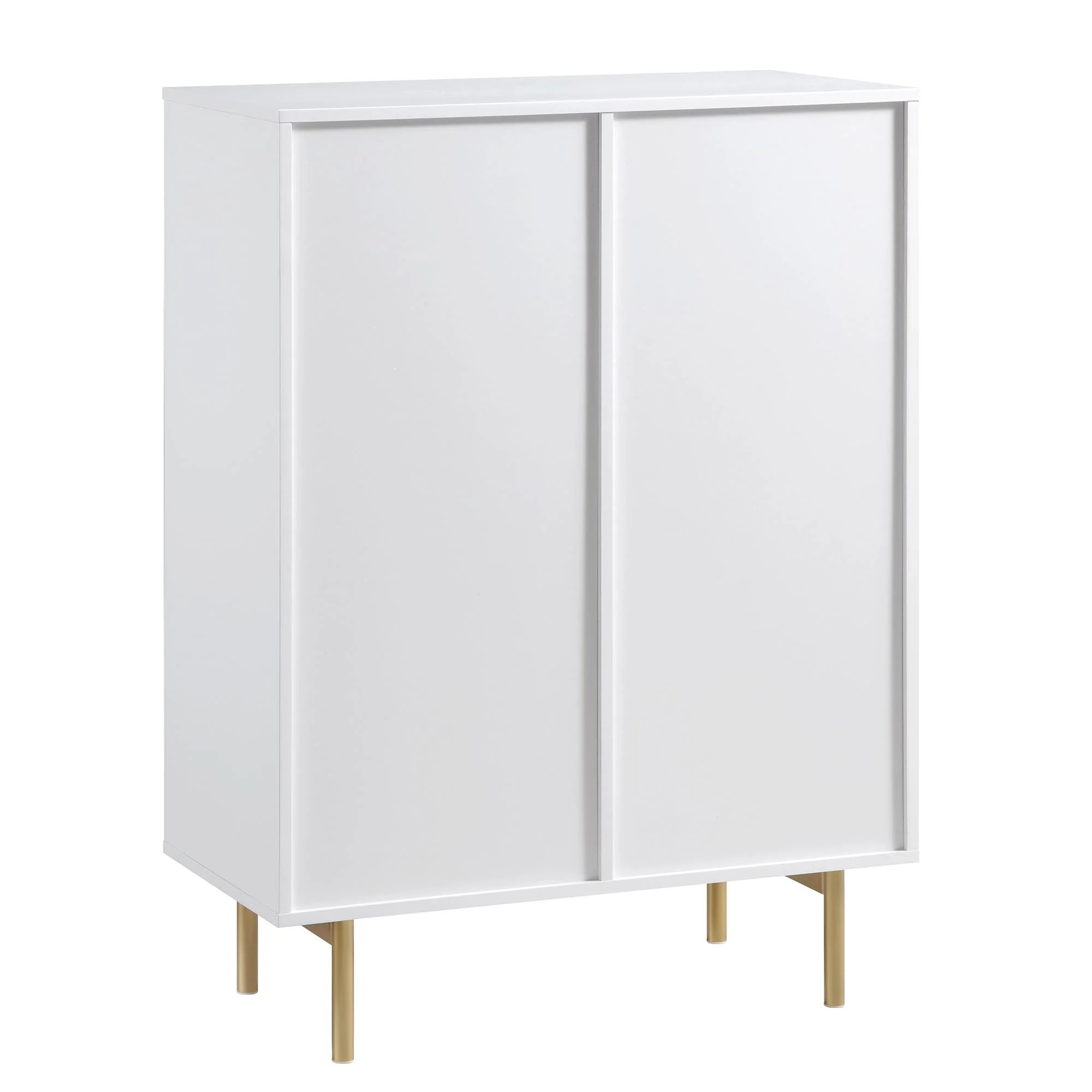 Richmond Ridged Highboard Storage Cabinet, Matte White - Image 8