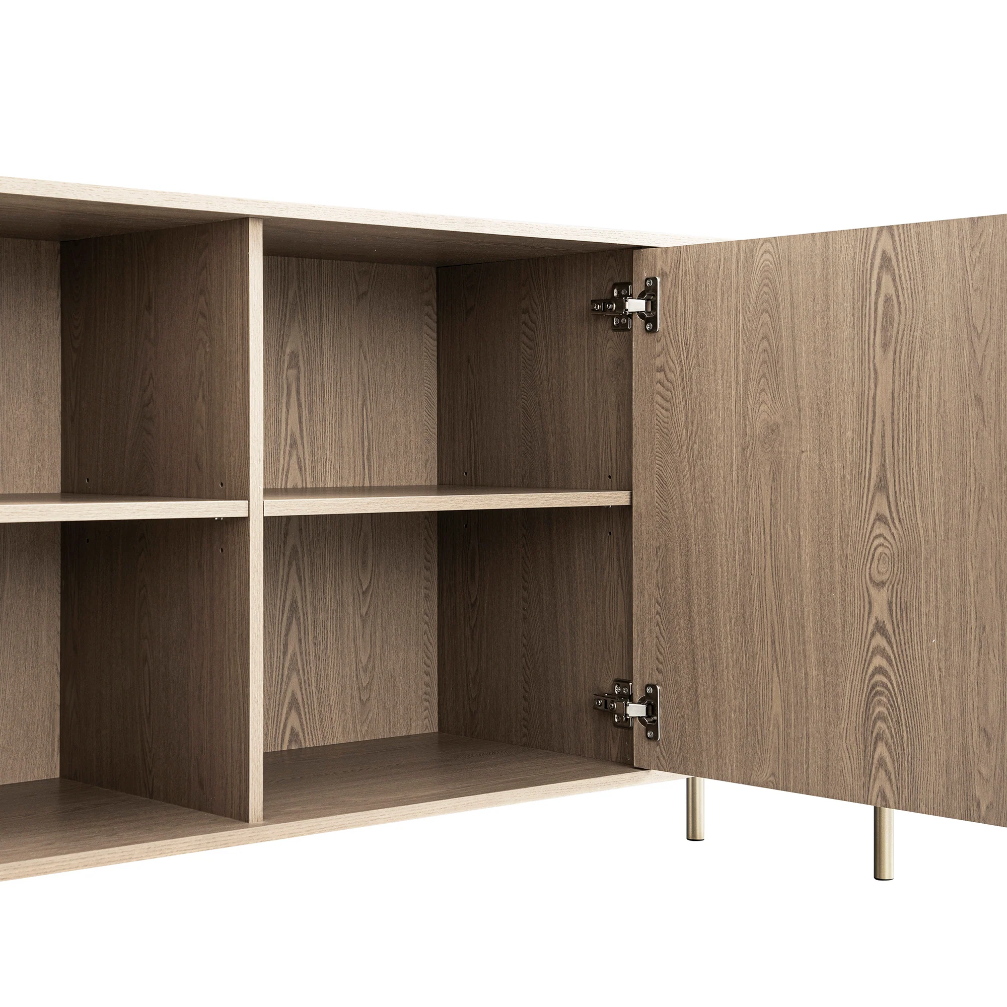 Richmond Ridged Large Sideboard, Light Ash - Image 14