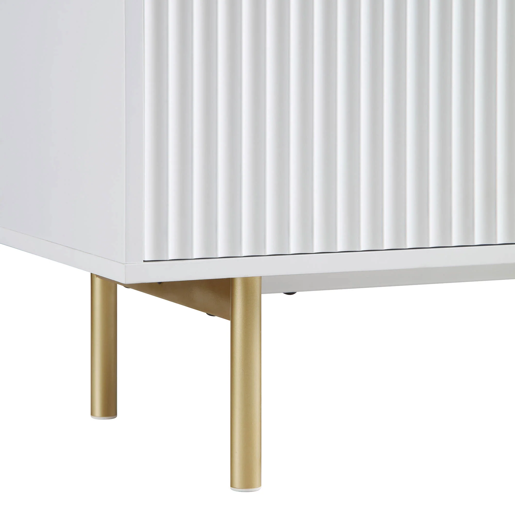 Richmond Ridged Large Sideboard, Matte White - Image 11