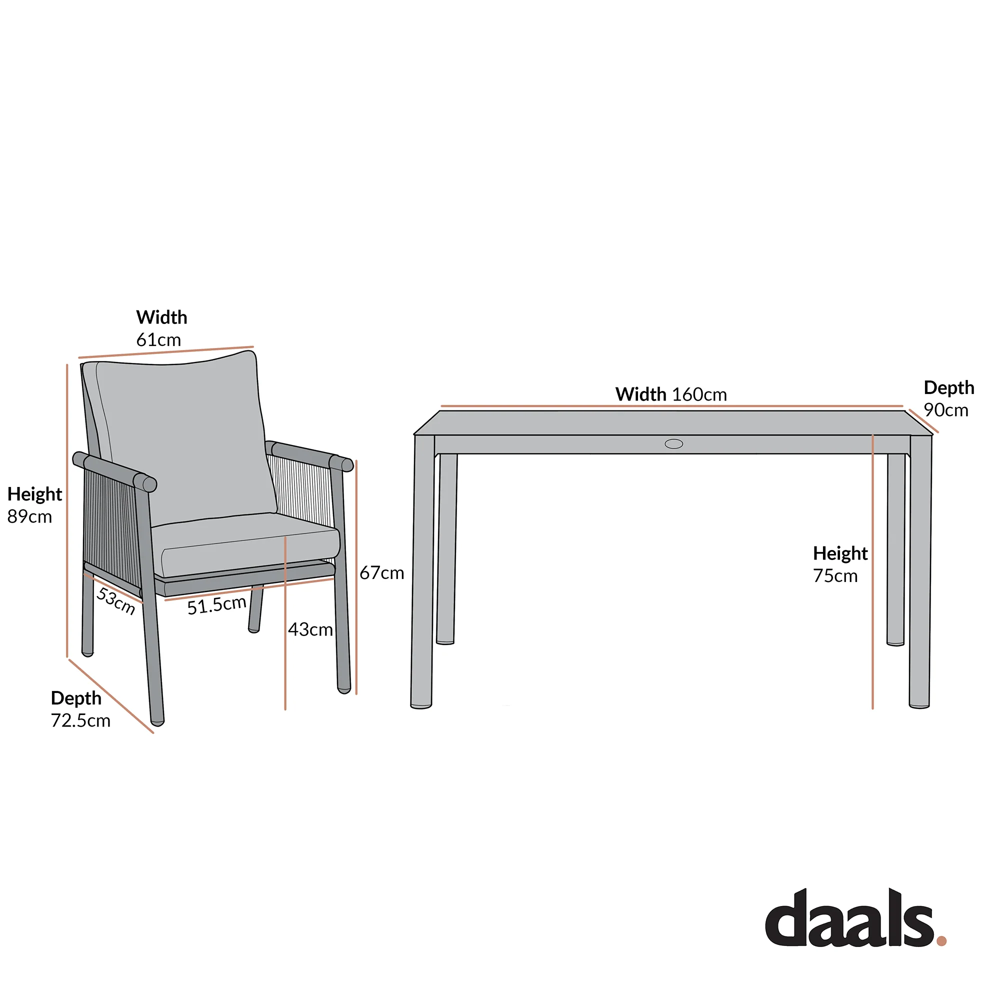 Soller Indoor and Outdoor Rope Weave 6-Seater Rectangular Dining Set - Image 12