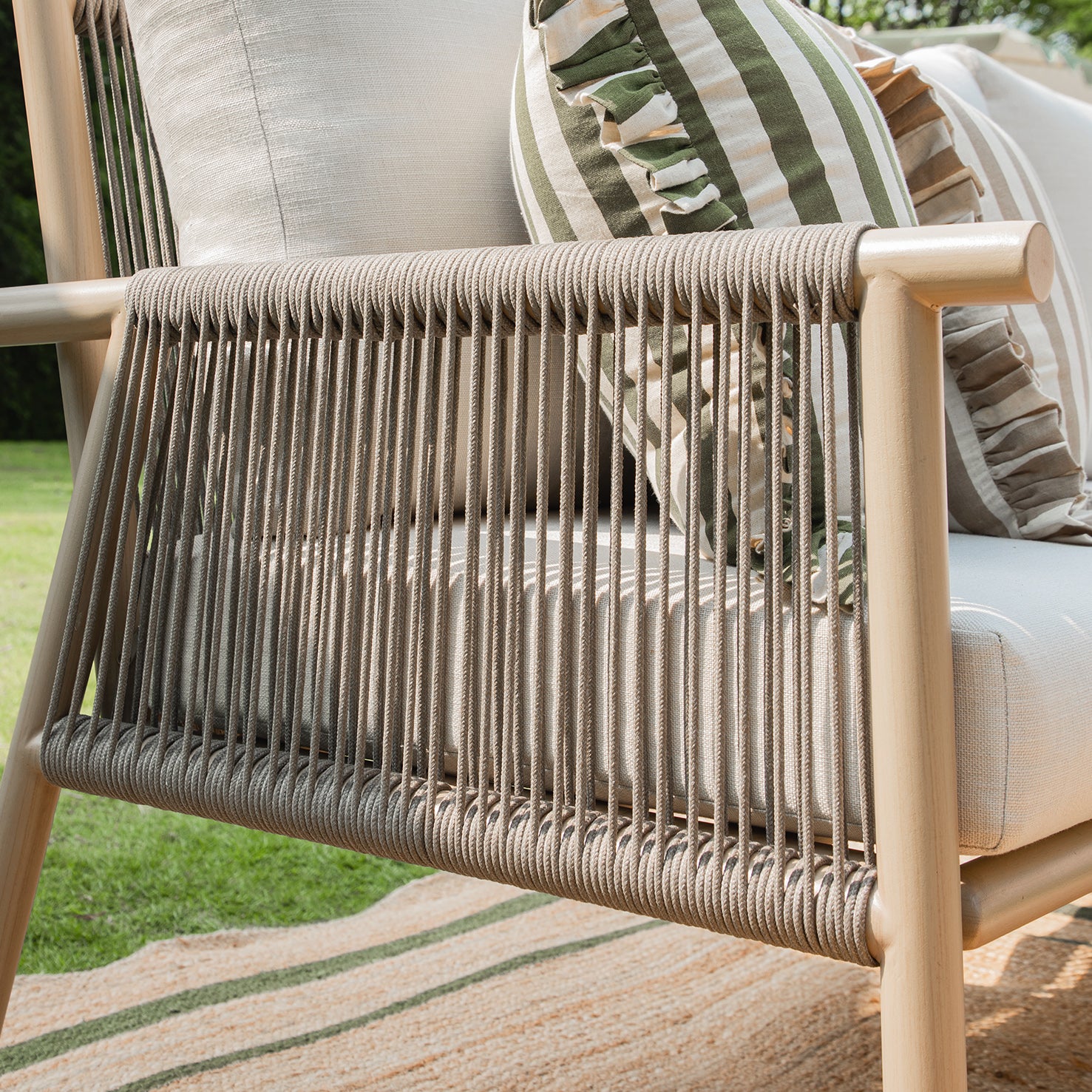 Soller Indoor and Outdoor Rope Weave Large Corner Sofa Set - Image 8