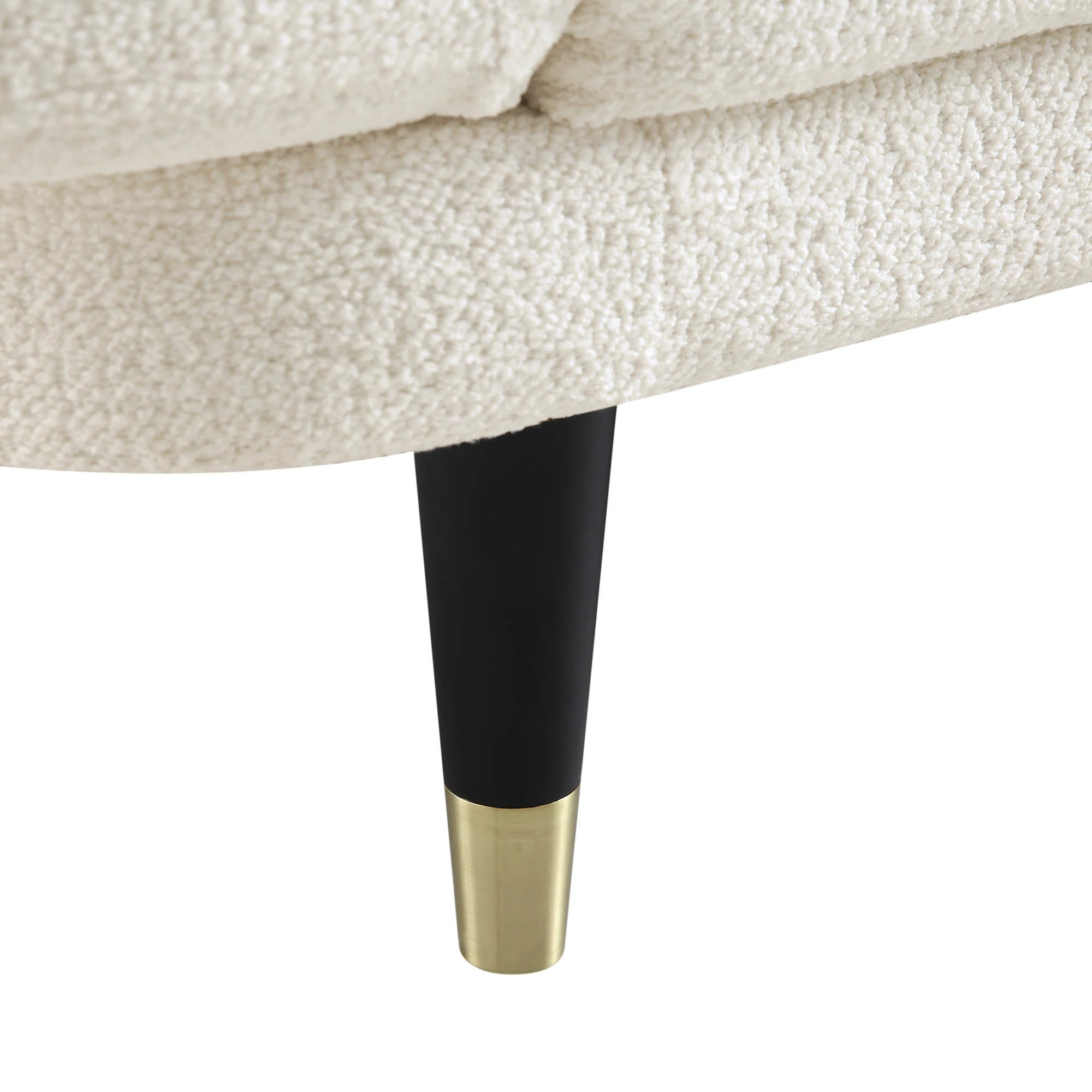 Solna 2-Seater Sofa Bed, Beige Boucle - Image 16