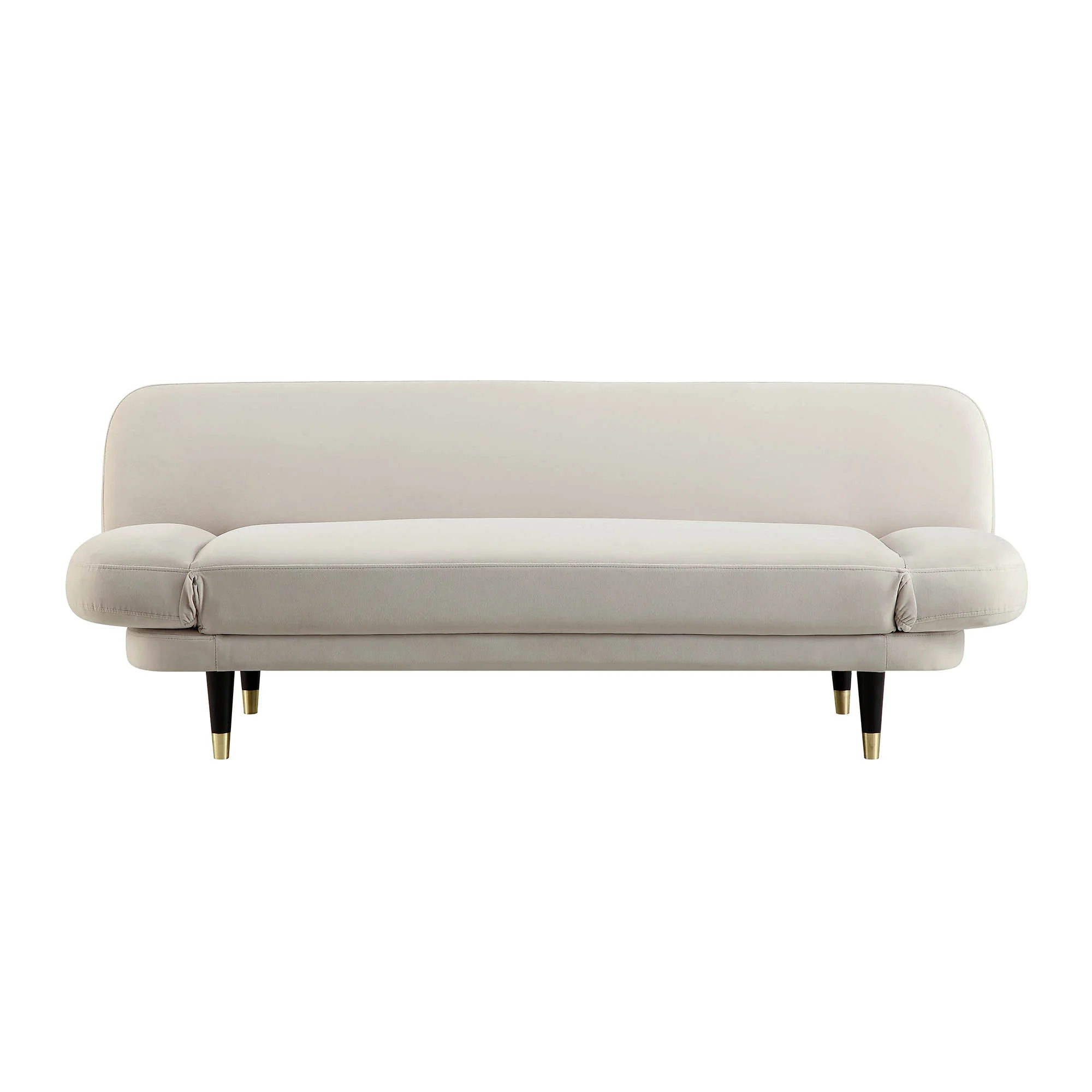Solna 2-Seater Sofa Bed, Champagne Velvet - Image 10