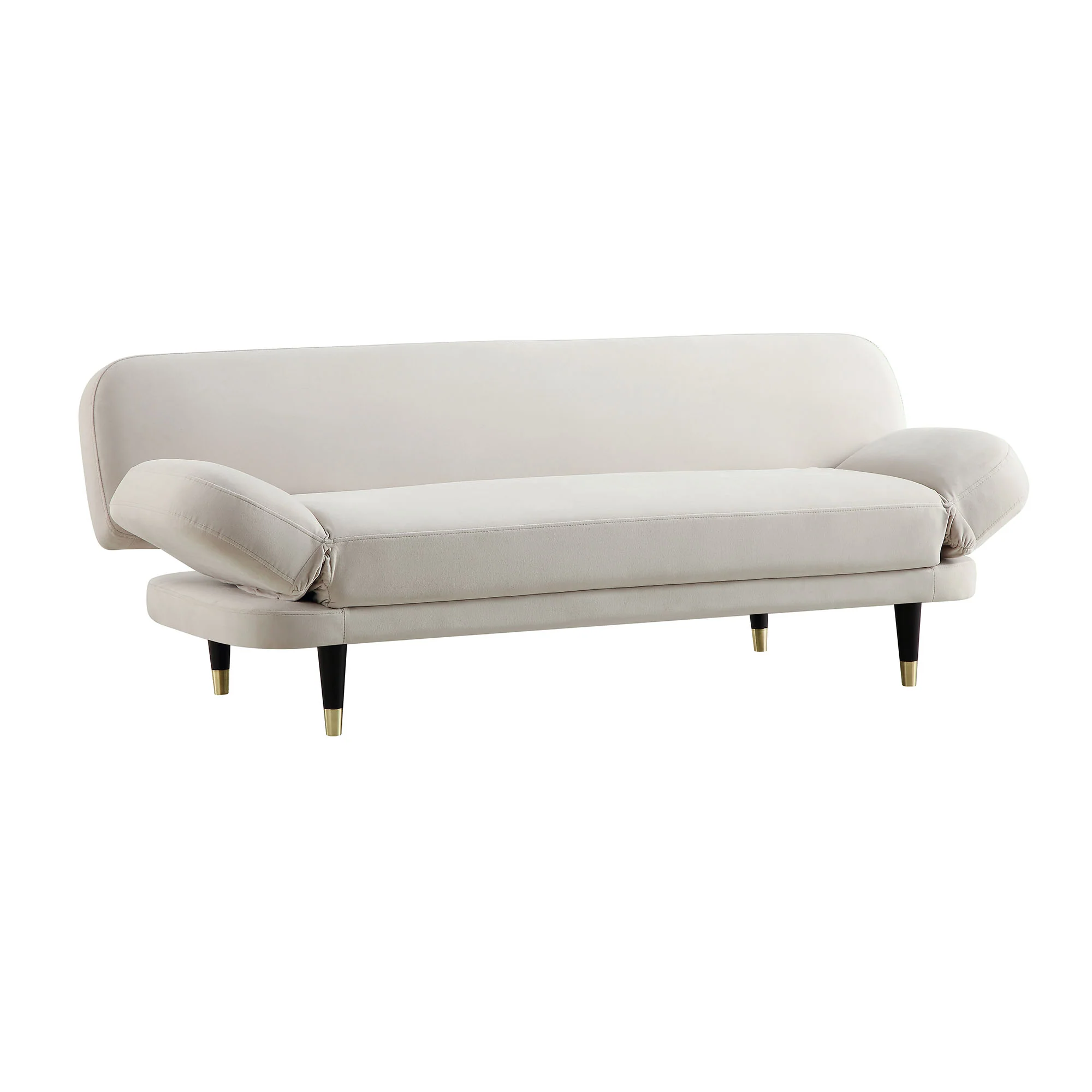 Solna 2-Seater Sofa Bed, Champagne Velvet - Image 8