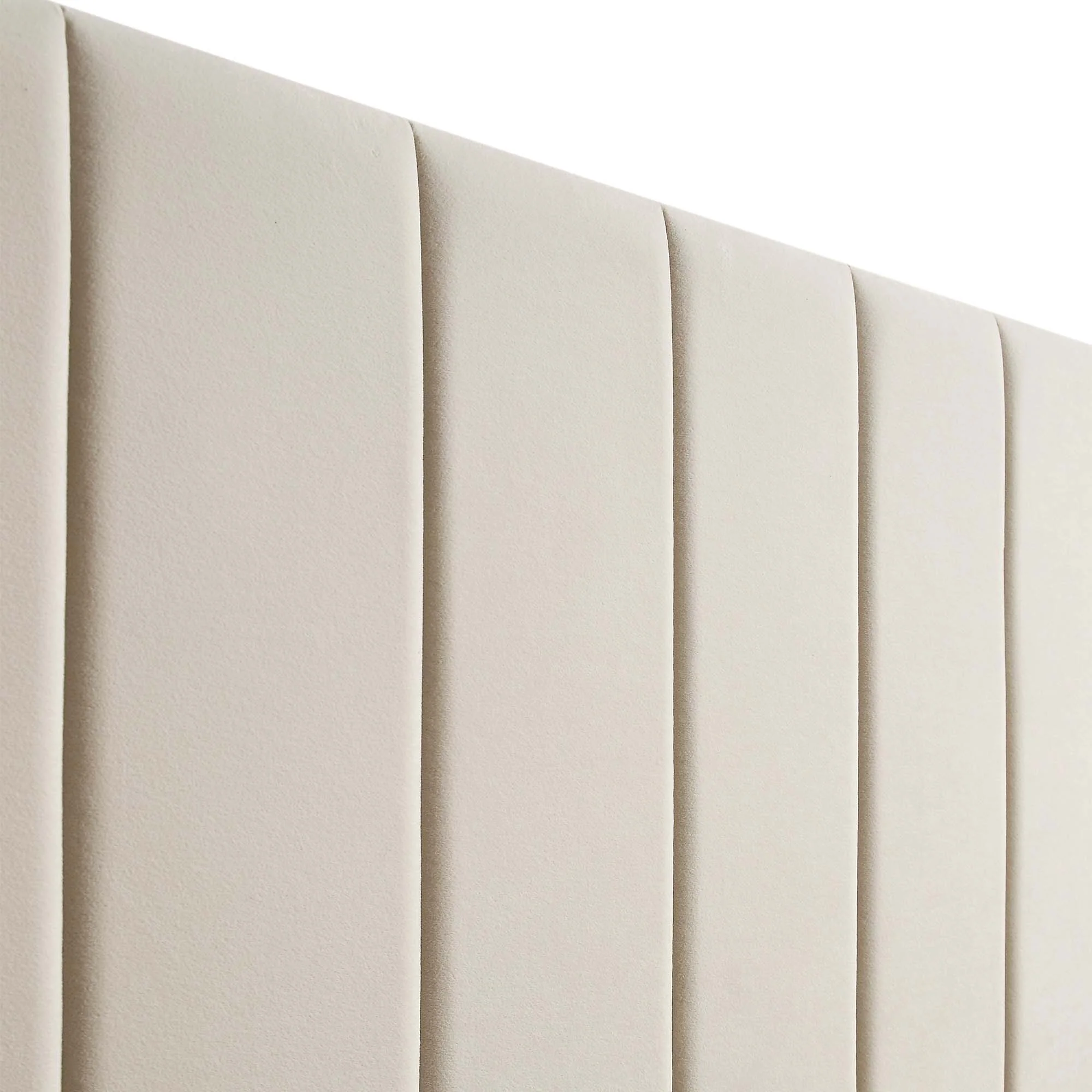Sylvie Velvet Upholstered Bed Frame with Golden Chrome Legs, Champagne Velvet - Image 9