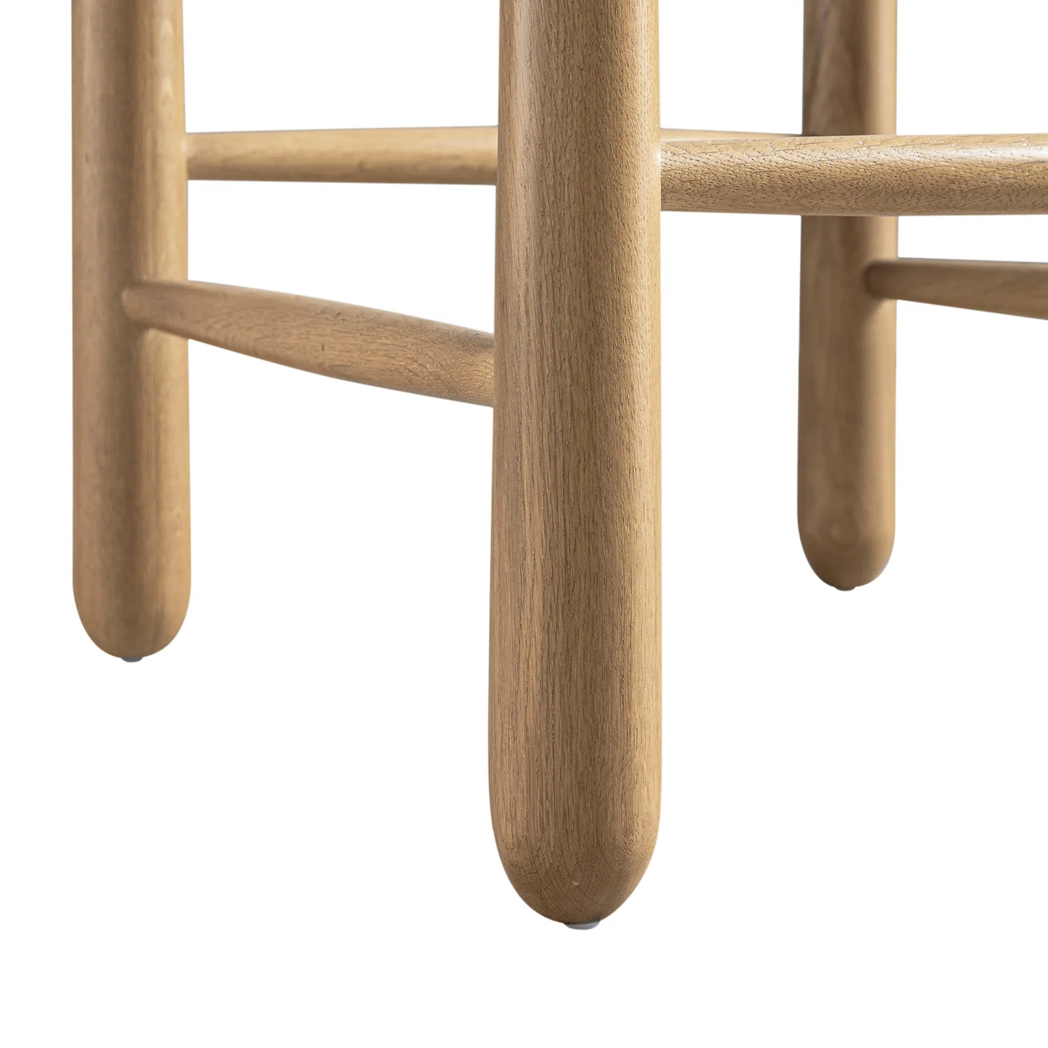 Tama Counter Stool, Ecru Boucle | Natural Oak Frame - Image 16